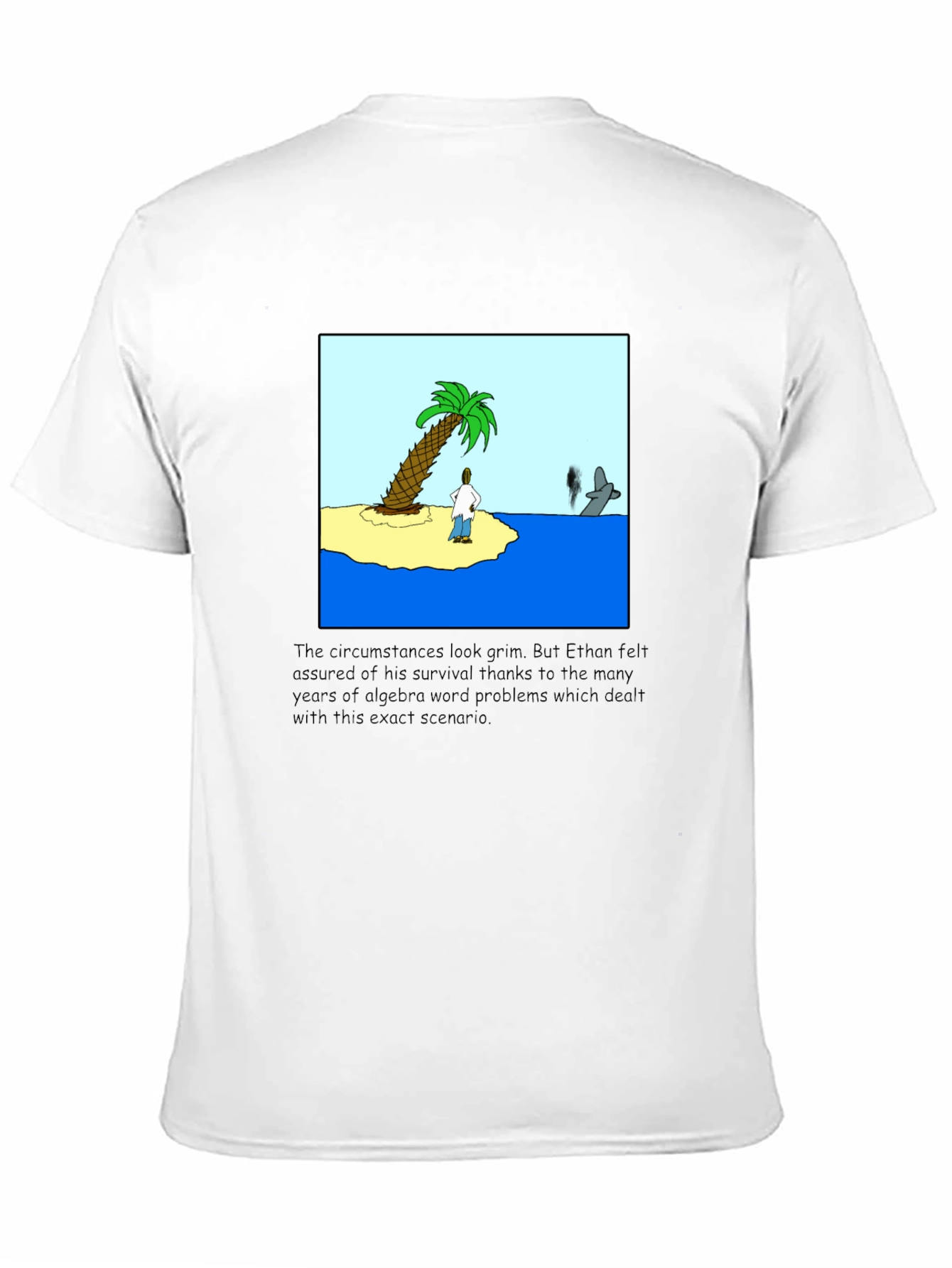Algebra Island T-Shirt - Survival Scenario Humor