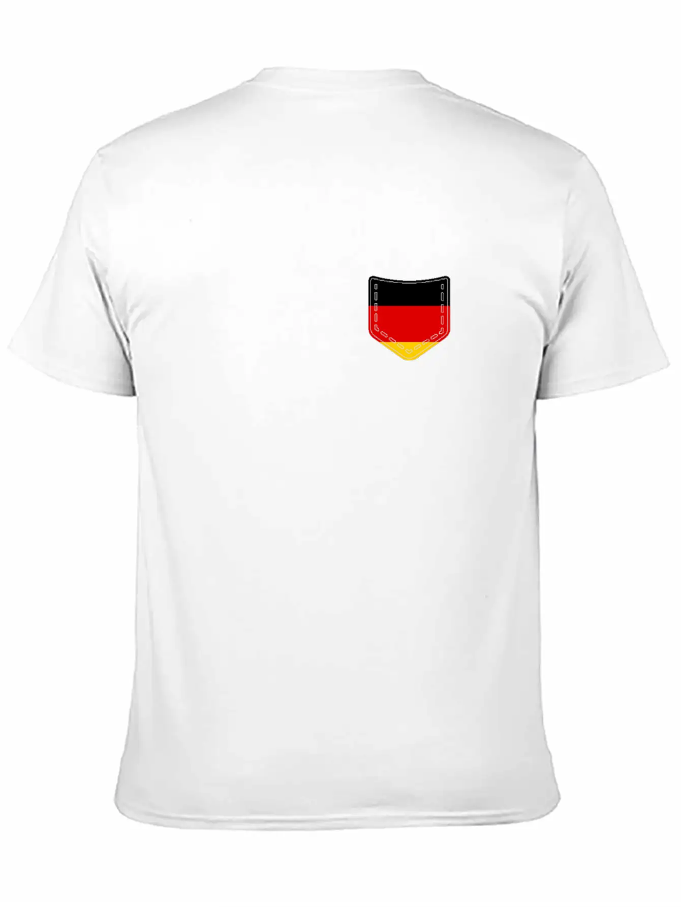 (German Flag Pocket) Classic Cotton Tee – Unisex Comfort For Any Season