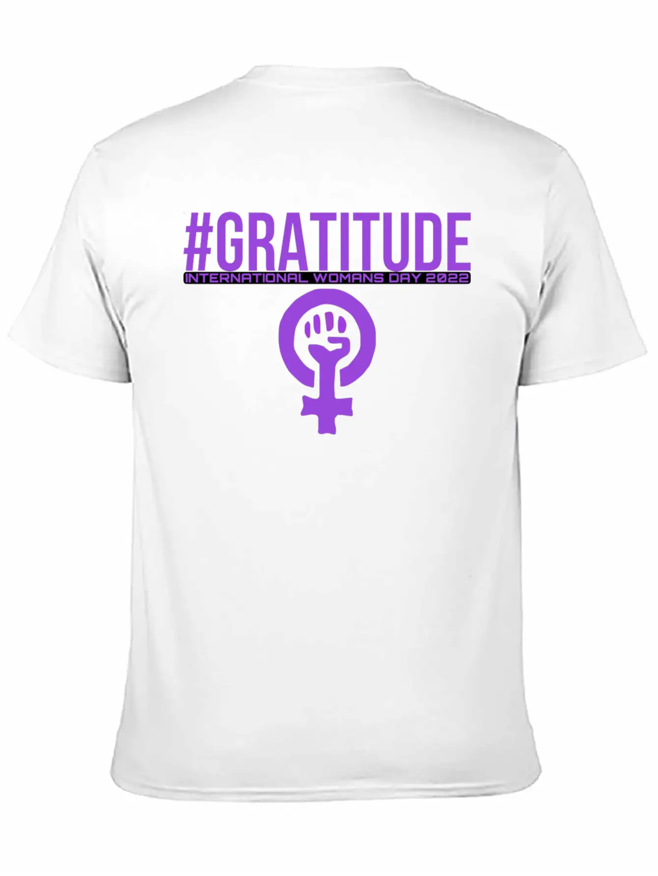 #gratitude Woman’s Day Breathable Soft Cotton T-Shirt – Timeless Casual Look