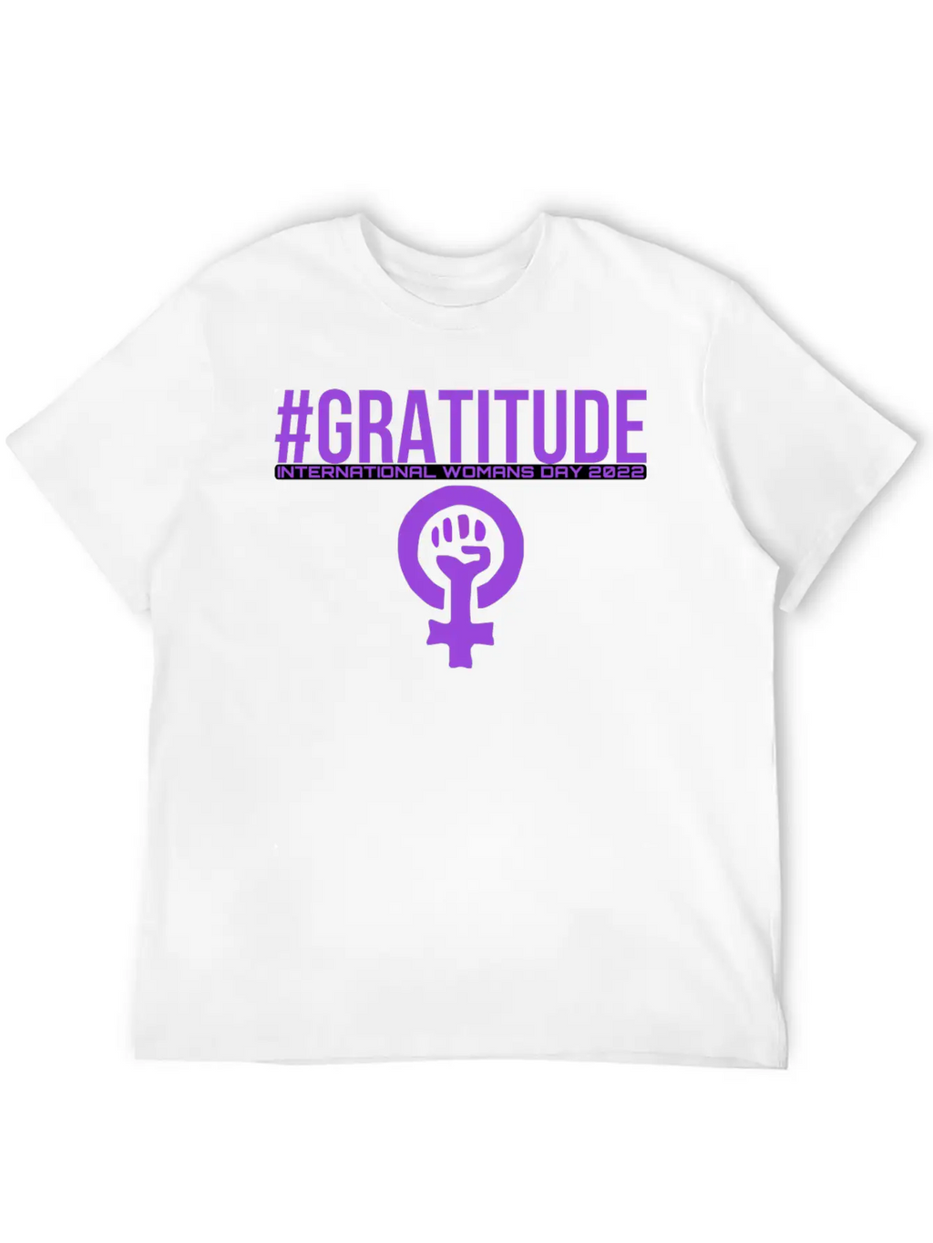 #gratitude Woman’s Day Breathable Soft Cotton T-Shirt – Timeless Casual Look