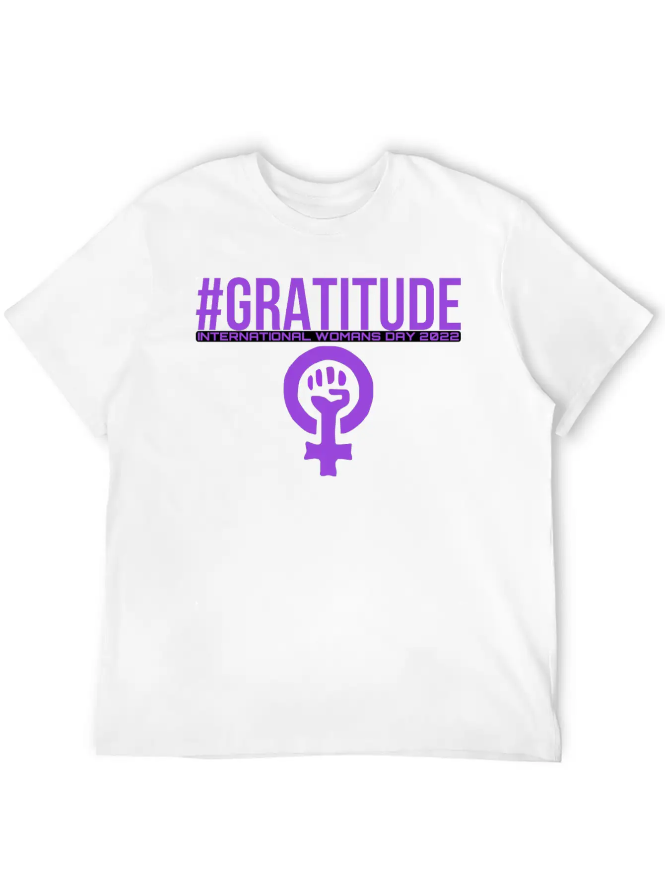 #gratitude Woman’s Day Breathable Soft Cotton T-Shirt – Timeless Casual Look