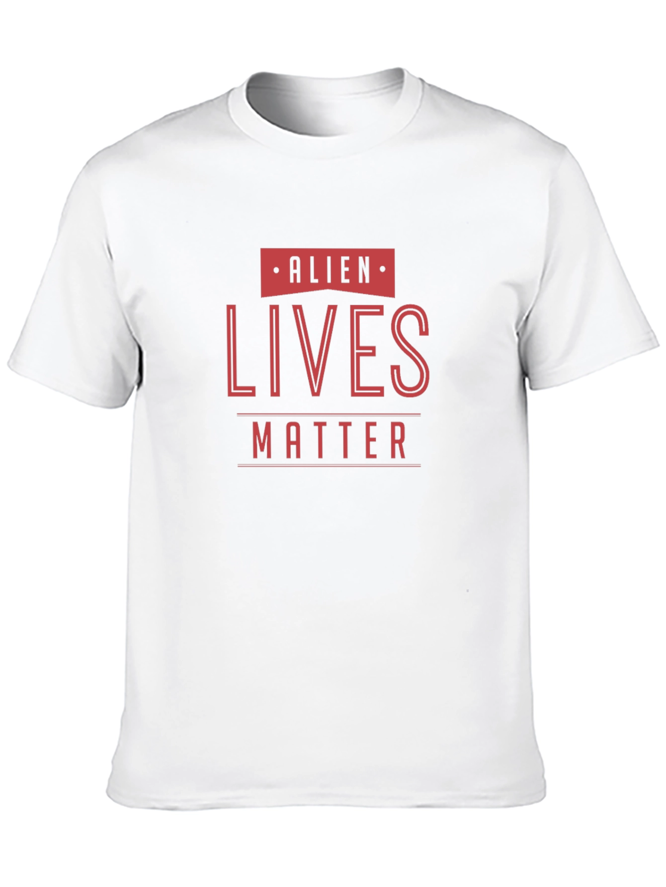 Alien Lives Matter Graphic Tee - Black Cotton Shirt