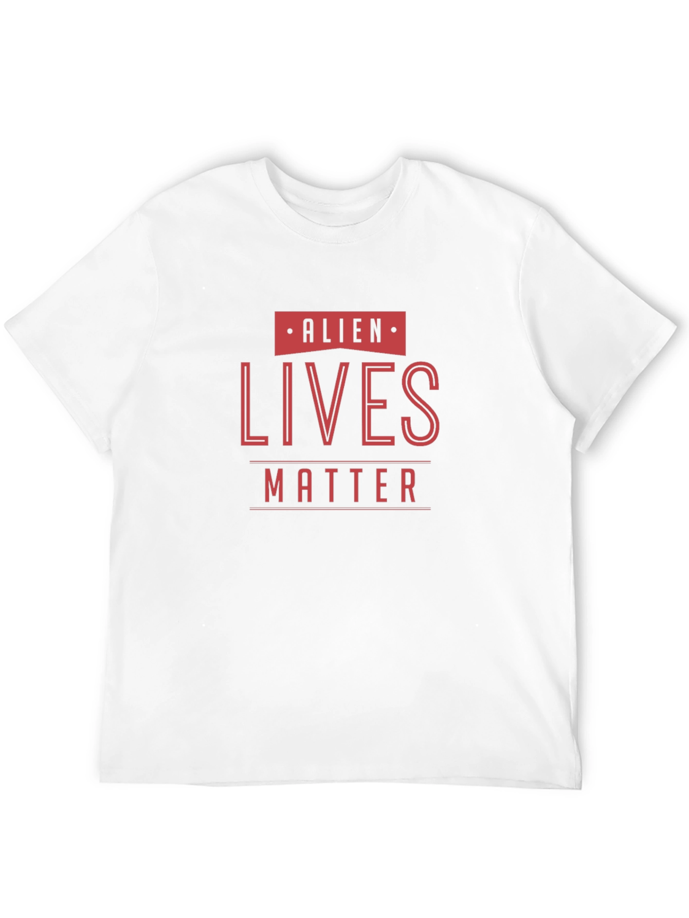 Alien Lives Matter Graphic Tee - Black Cotton Shirt