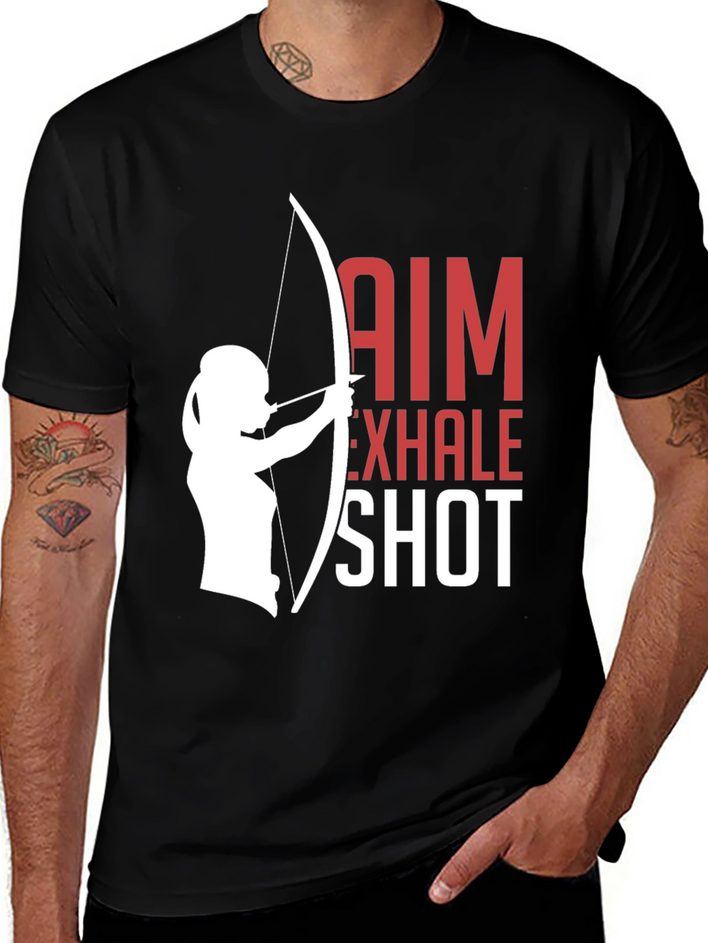 Aim Exhale Shot Archery T-Shirt