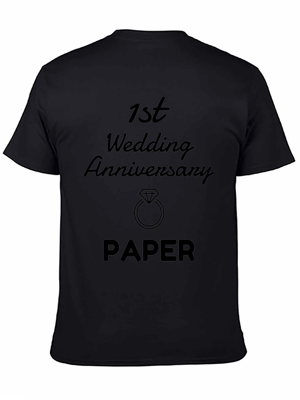 1st Wedding Anniversary Paper Gift T-Shirt