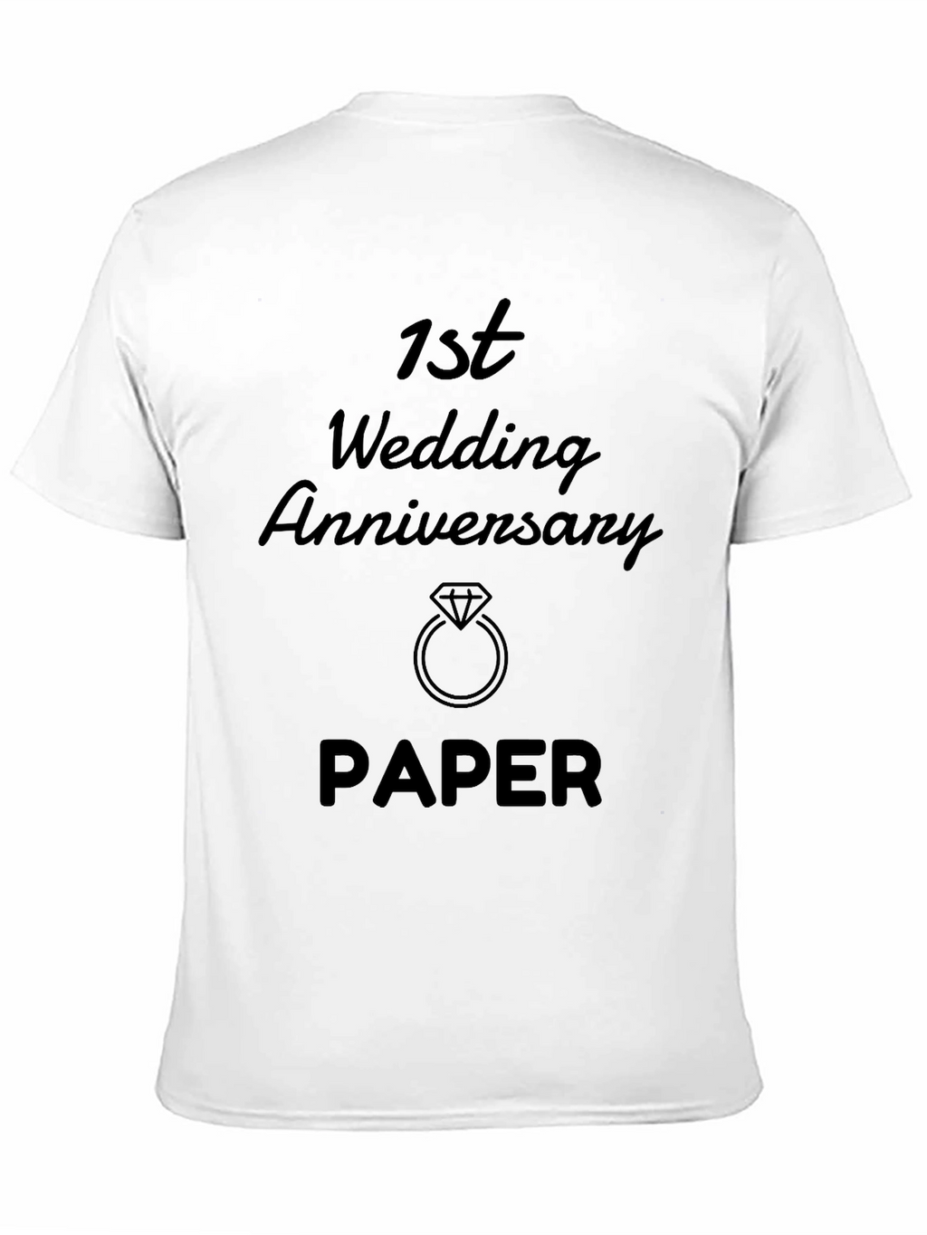 1st Wedding Anniversary Paper Gift T-Shirt