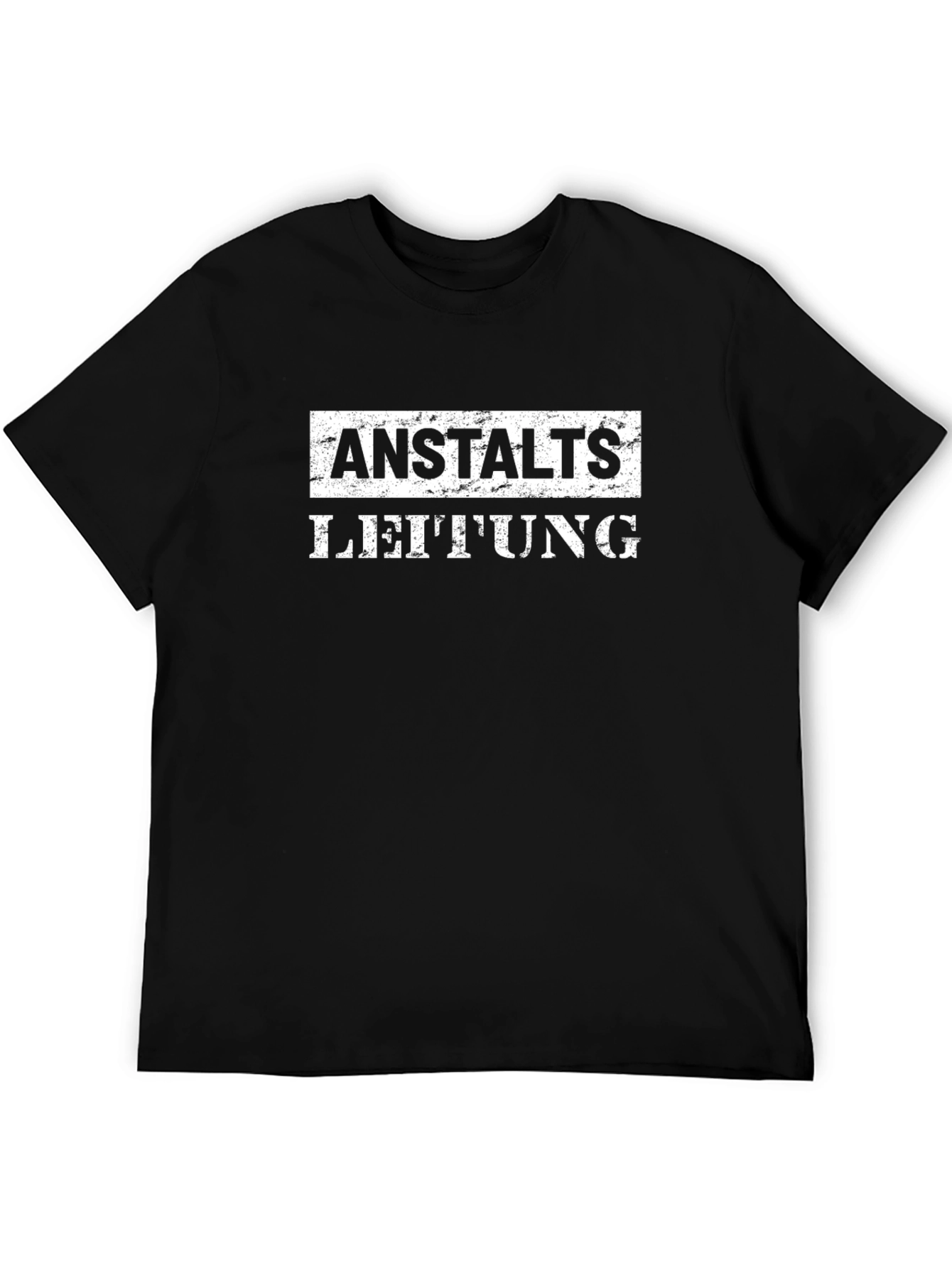 Anstaltsleitung Printed Black T-Shirt