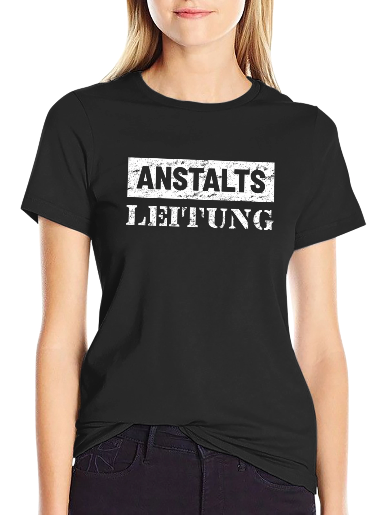 Anstaltsleitung Printed Black T-Shirt