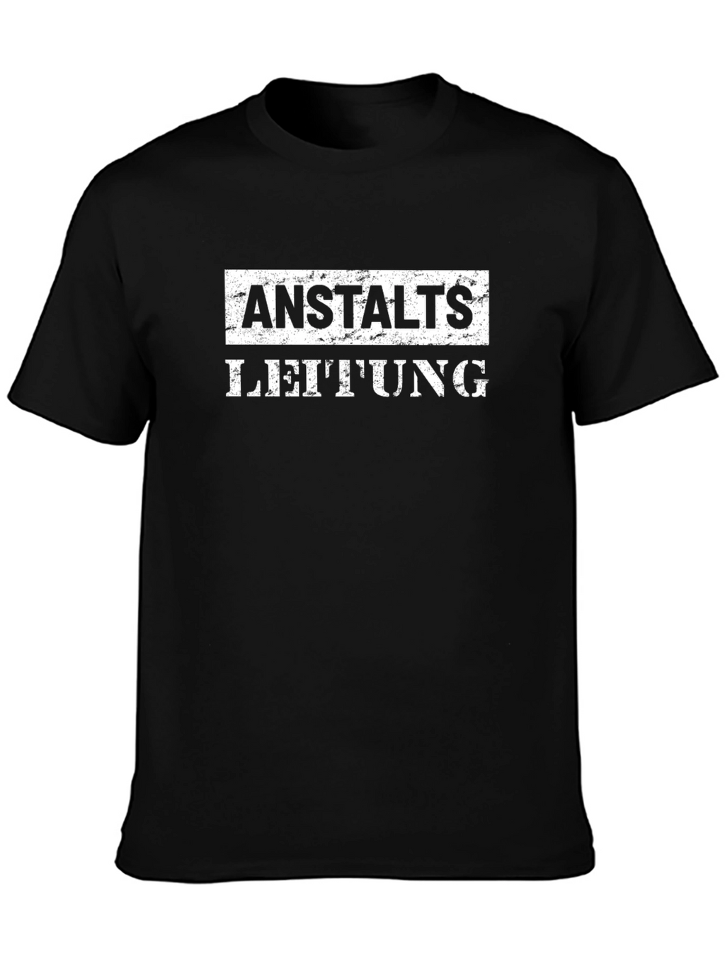 Anstaltsleitung Printed Black T-Shirt