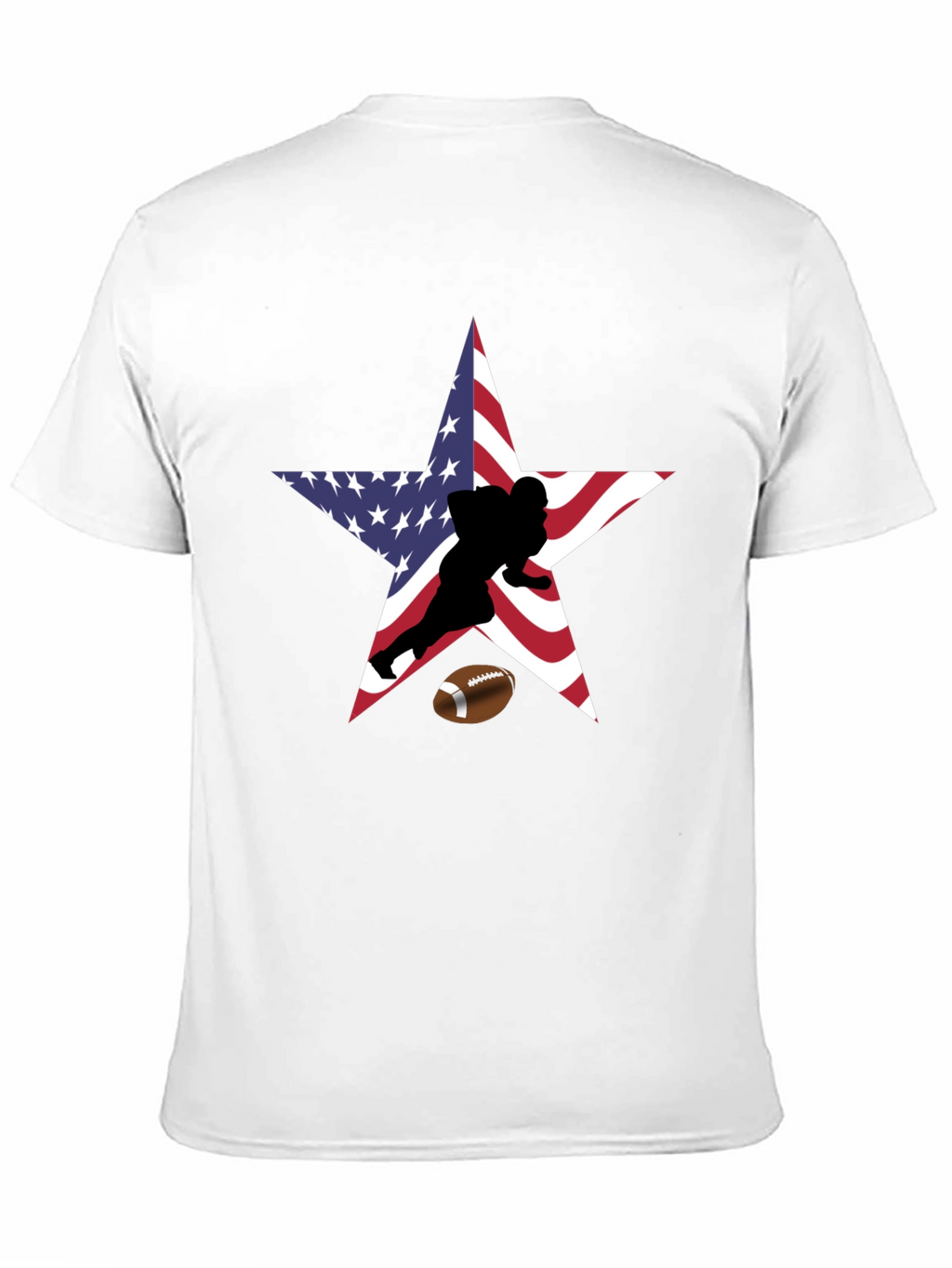 American Football Star Graphic T-Shirt