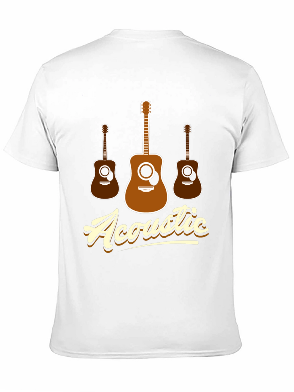 Acoustic Guitar T-Shirt - Music Lover Tee