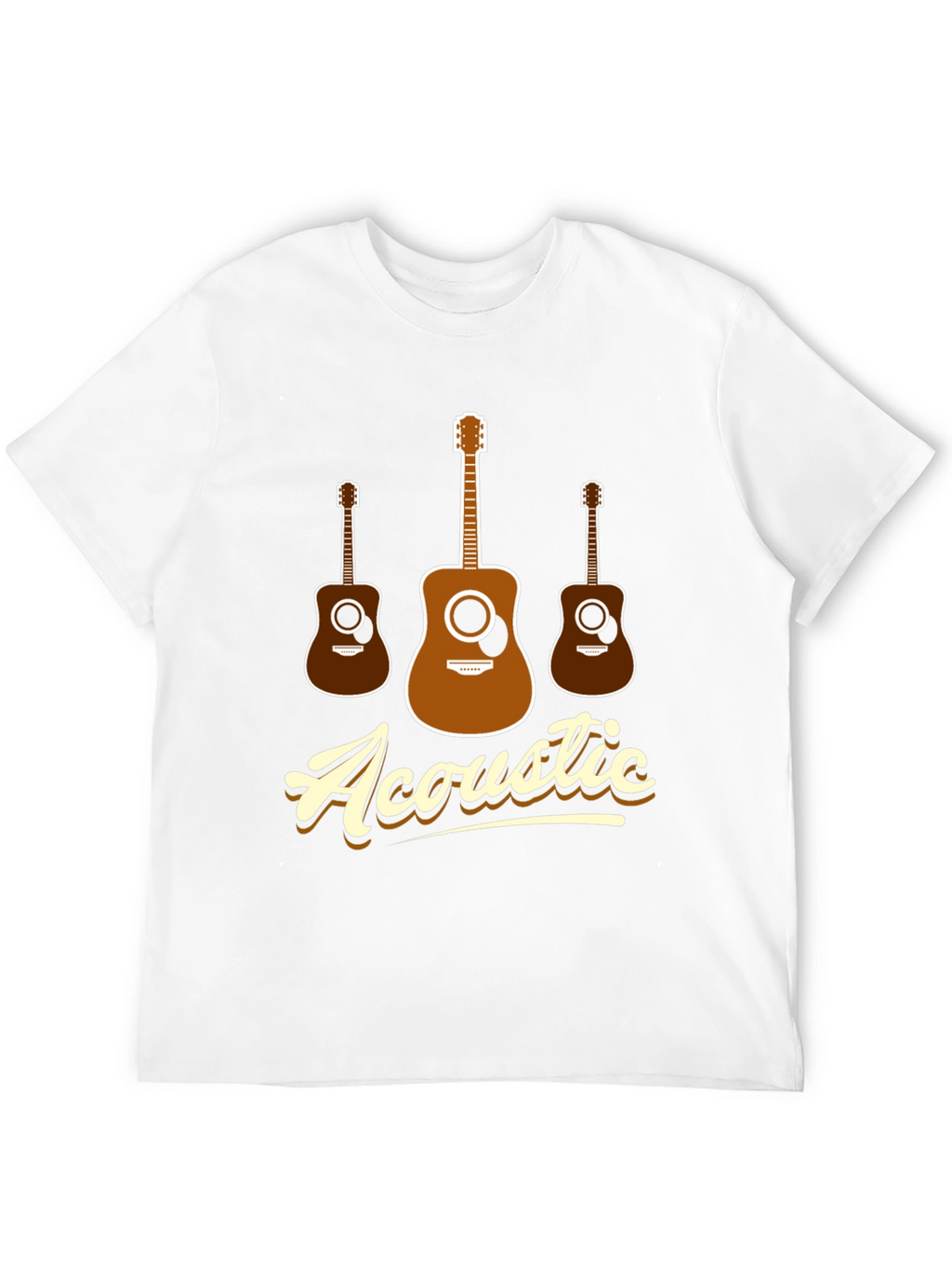 Acoustic Guitar T-Shirt - Music Lover Tee