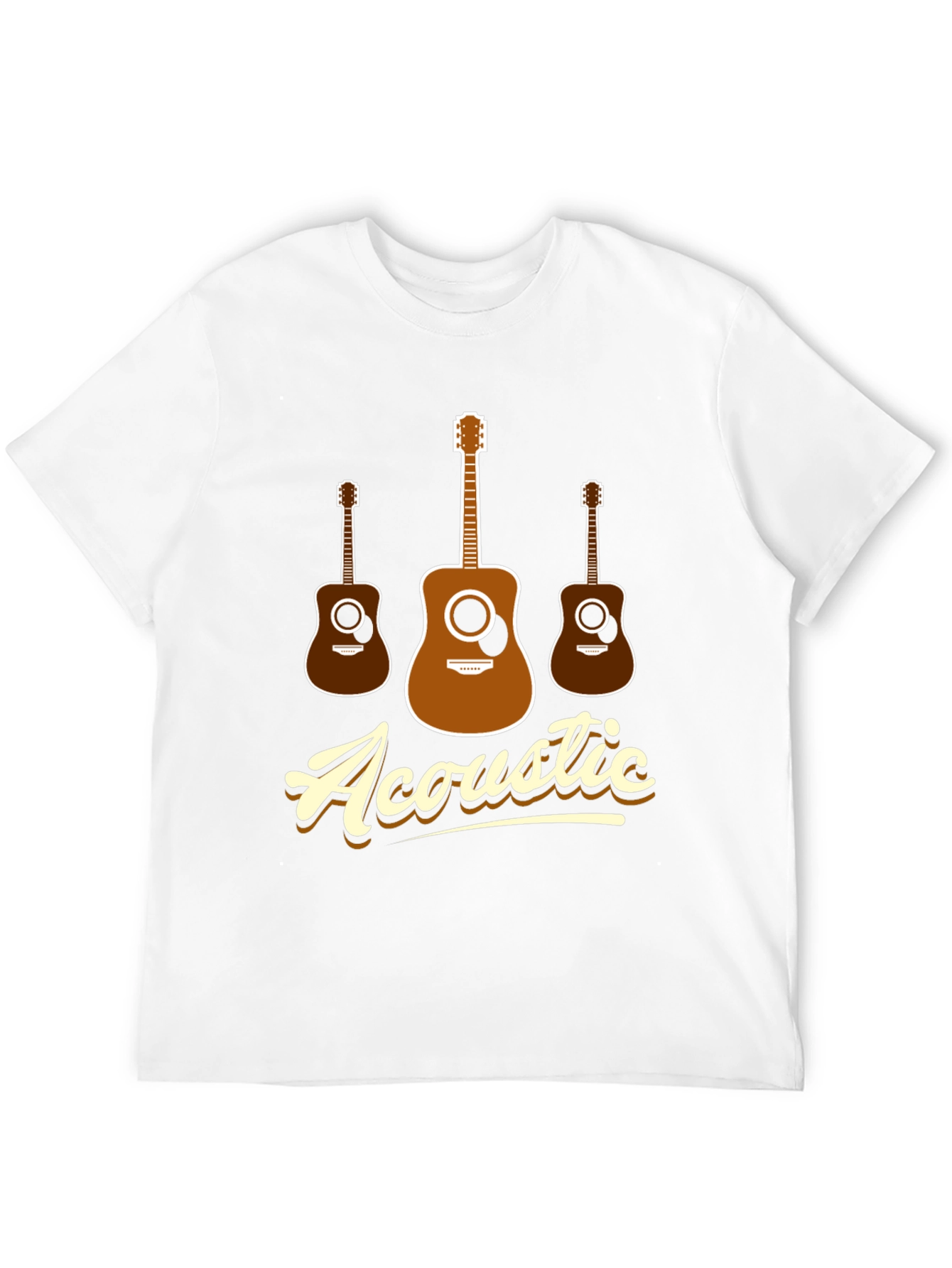 Acoustic Guitar T-Shirt - Music Lover Tee