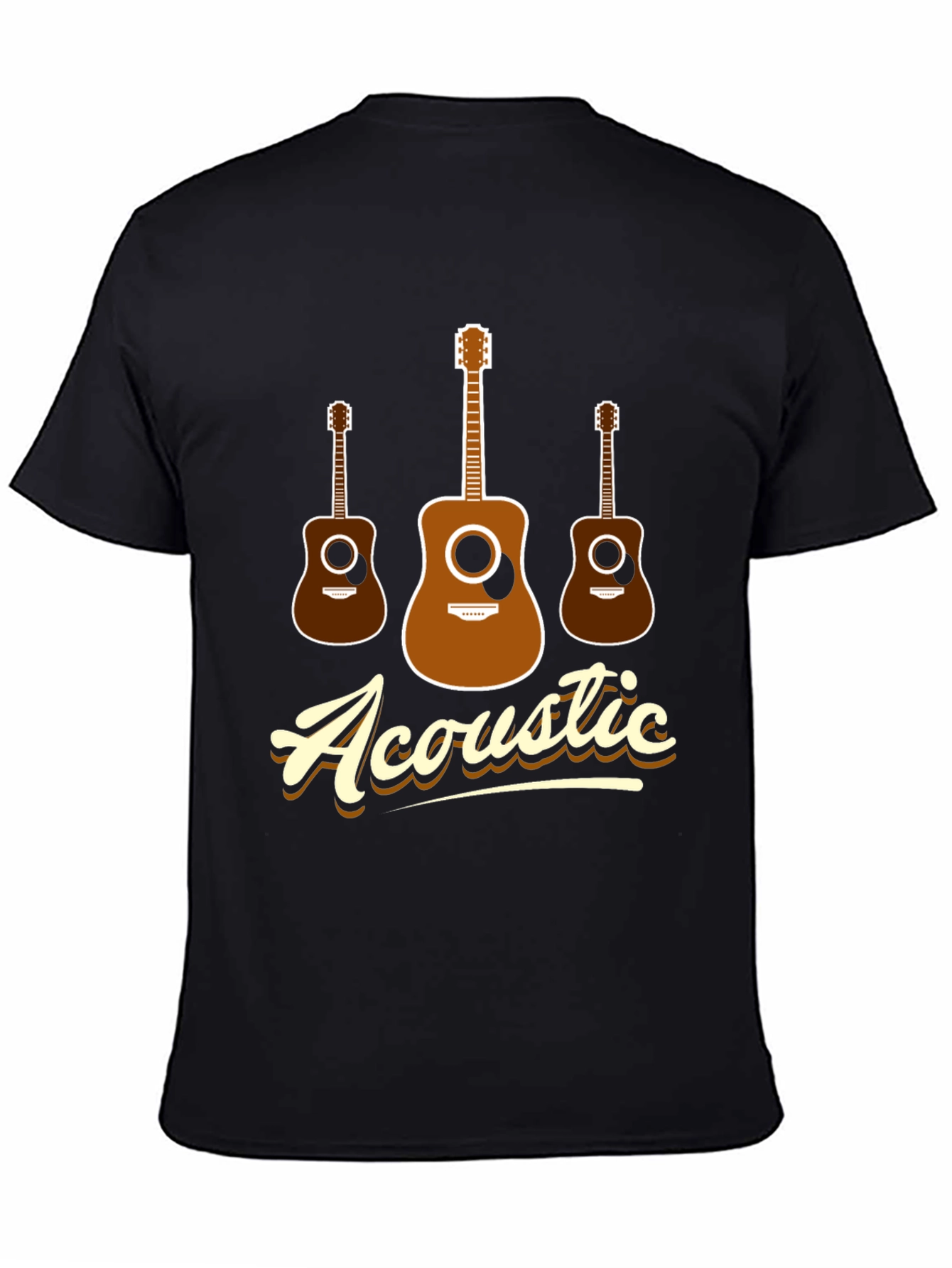 Acoustic Guitar T-Shirt - Music Lover Tee