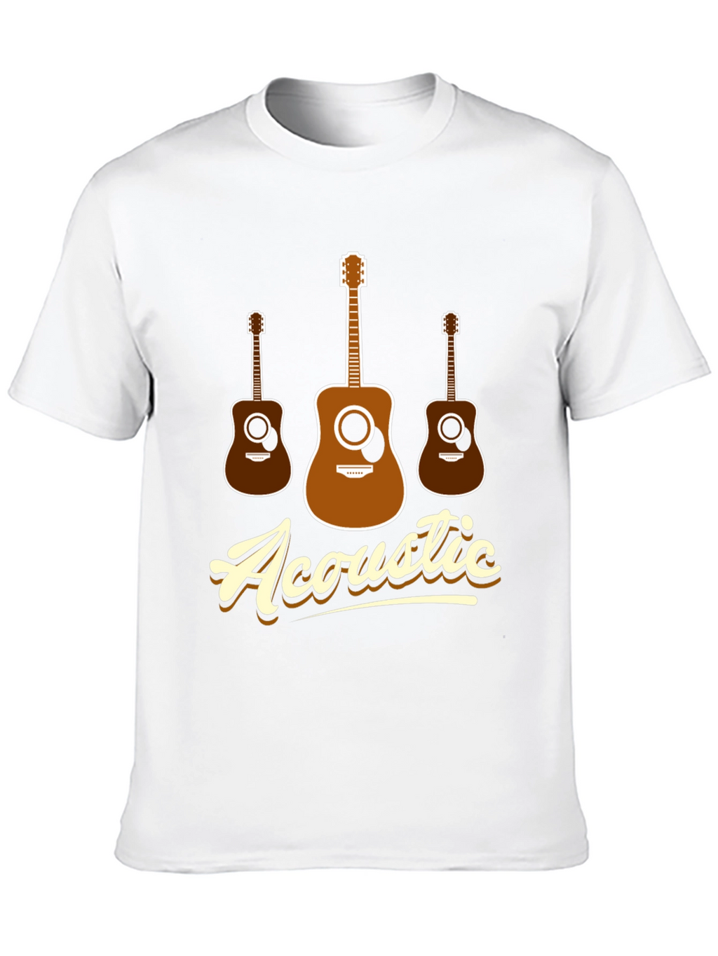 Acoustic Guitar T-Shirt - Music Lover Tee