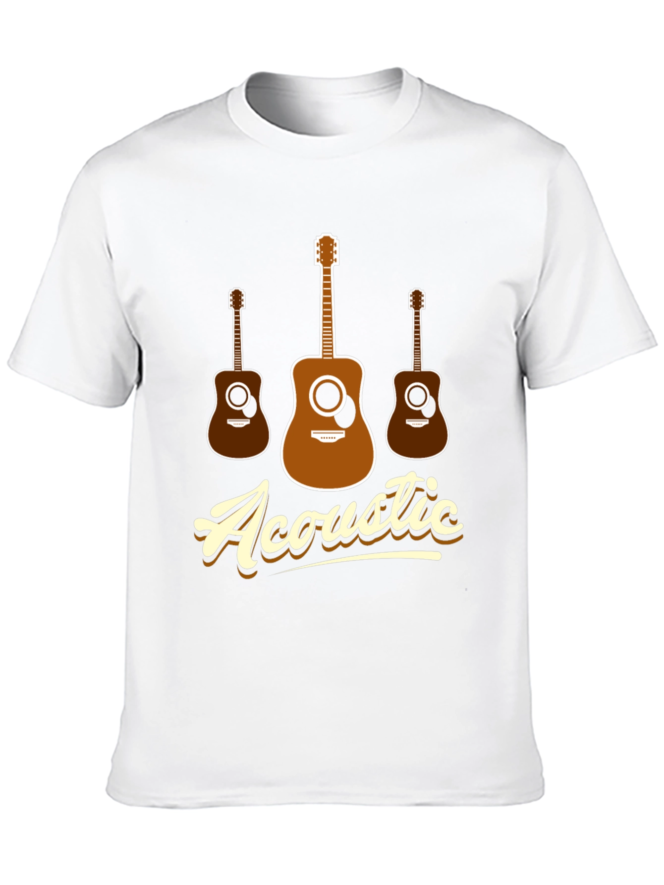 Acoustic Guitar T-Shirt - Music Lover Tee