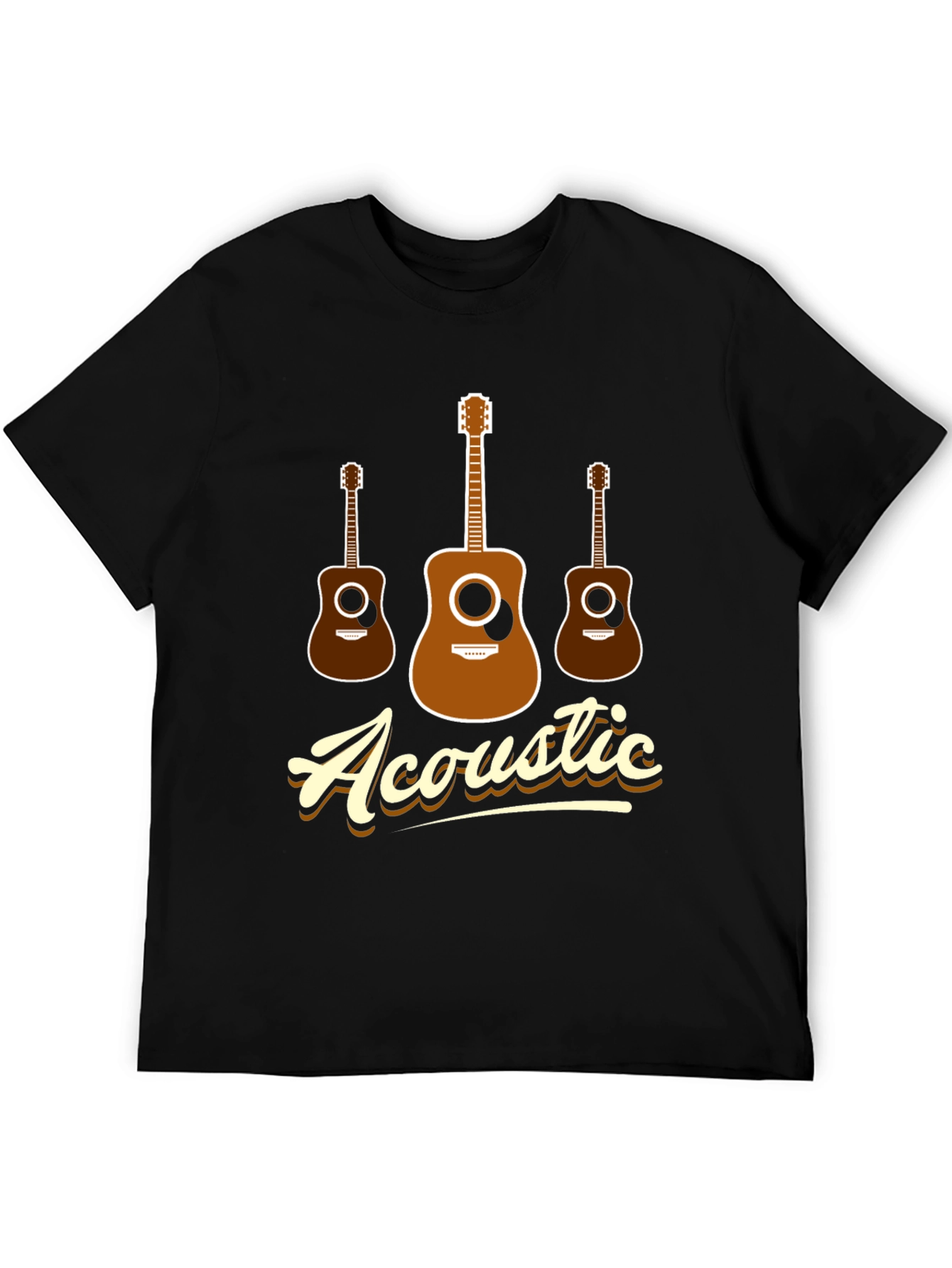 Acoustic Guitar T-Shirt - Music Lover Tee