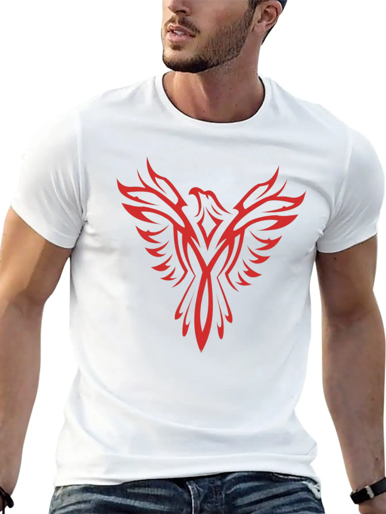 #ILoveNUKKI Official Women Phoenix Shirt Breathable Graphic T-Shirt – Perfect For Casual Days