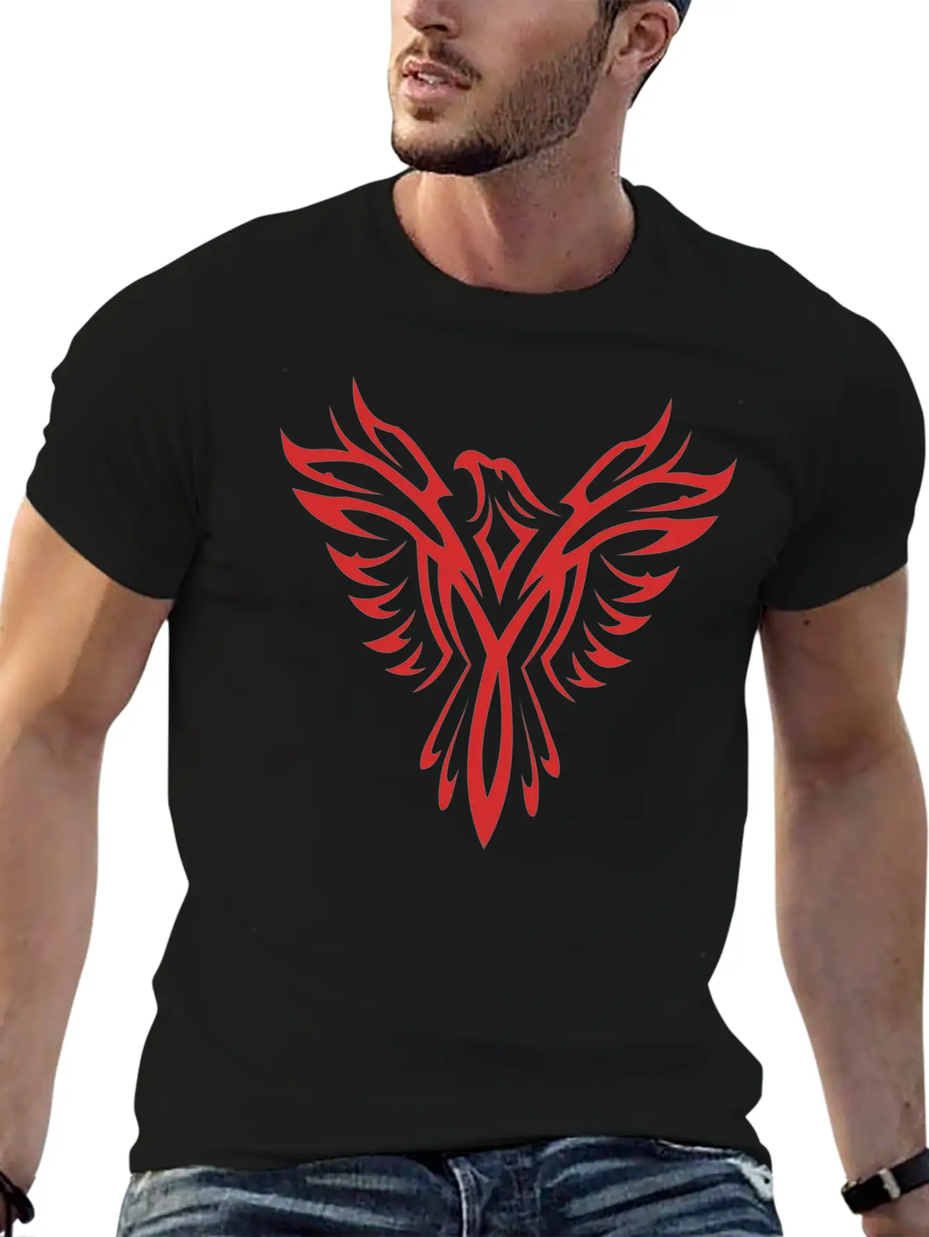#ILoveNUKKI Official Women Phoenix Shirt Breathable Graphic T-Shirt – Perfect For Casual Days