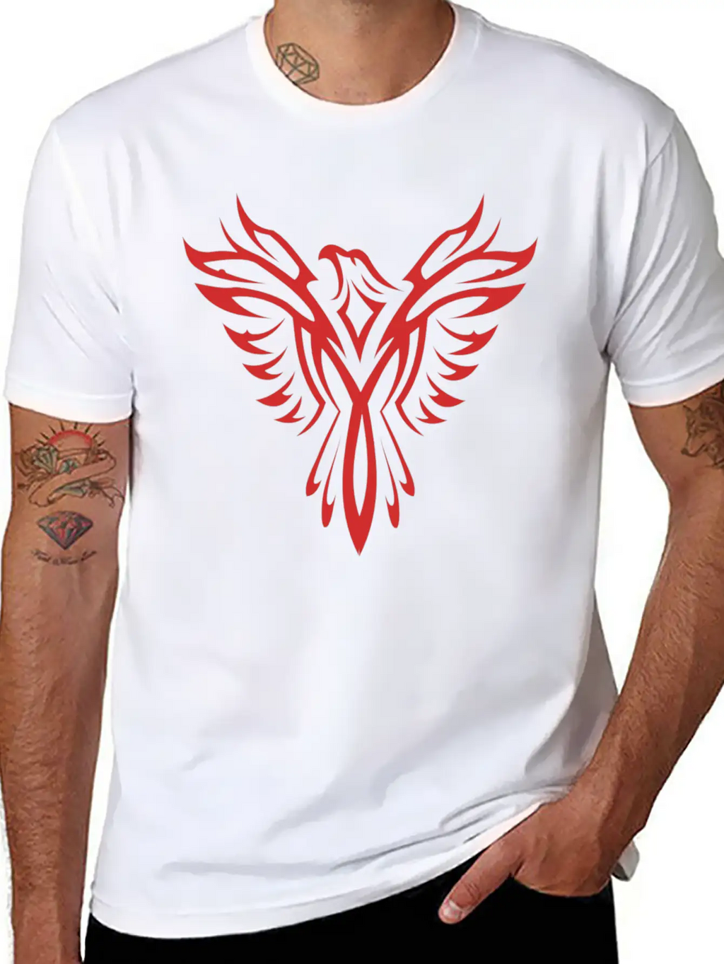 #ILoveNUKKI Official Women Phoenix Shirt Breathable Graphic T-Shirt – Perfect For Casual Days