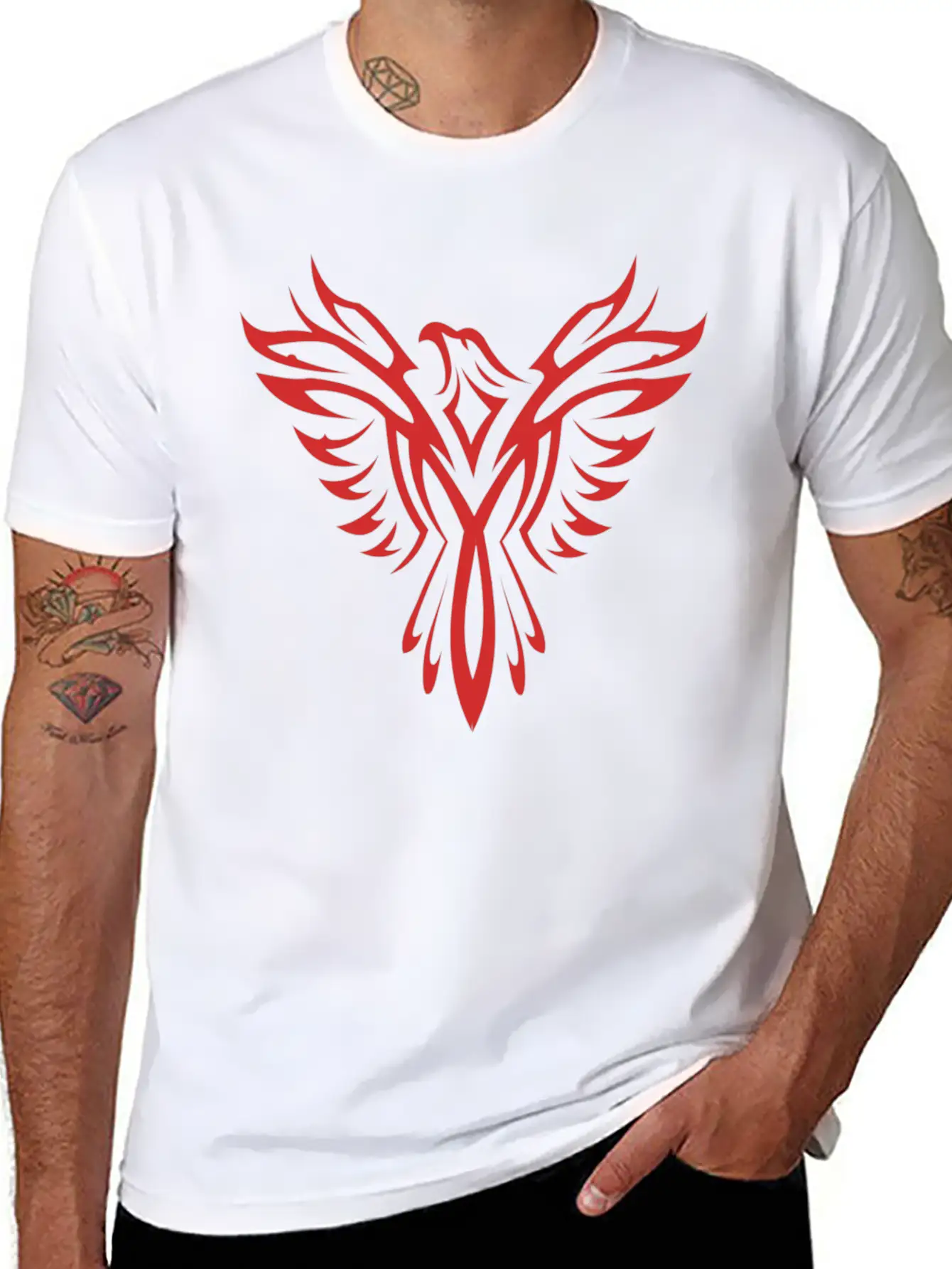 #ILoveNUKKI Official Women Phoenix Shirt Breathable Graphic T-Shirt – Perfect For Casual Days