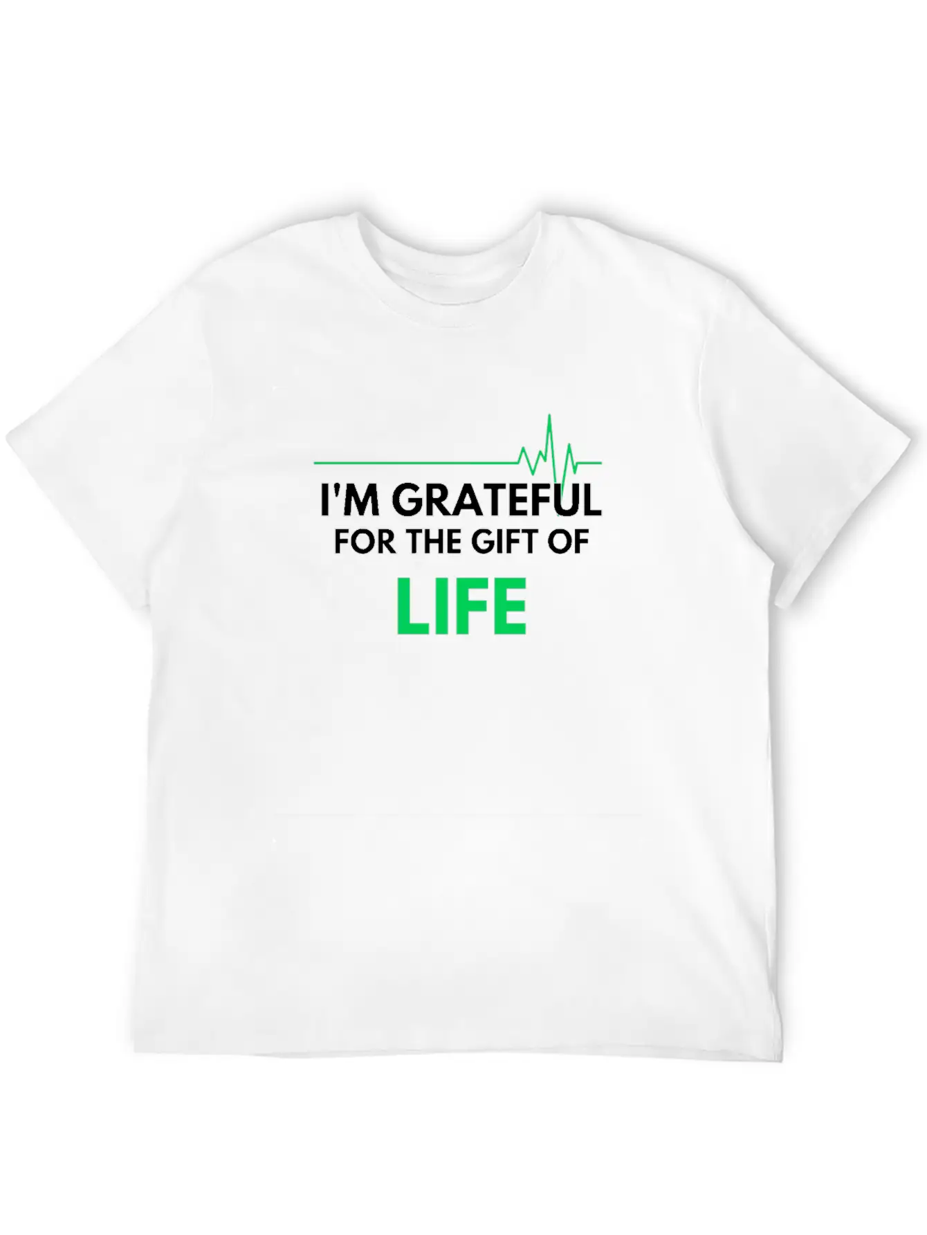 "I'm Grateful Inspirational Design" Timeless Short Sleeve Tee – Comfy And Minimalist Design