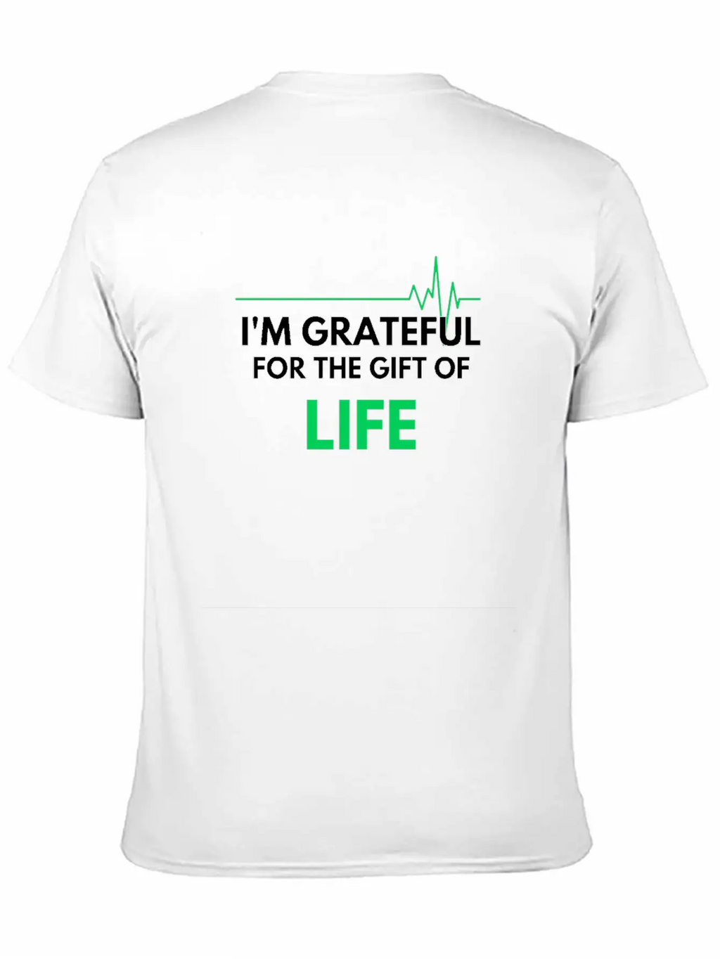"I'm Grateful Inspirational Design" Timeless Short Sleeve Tee – Comfy And Minimalist Design