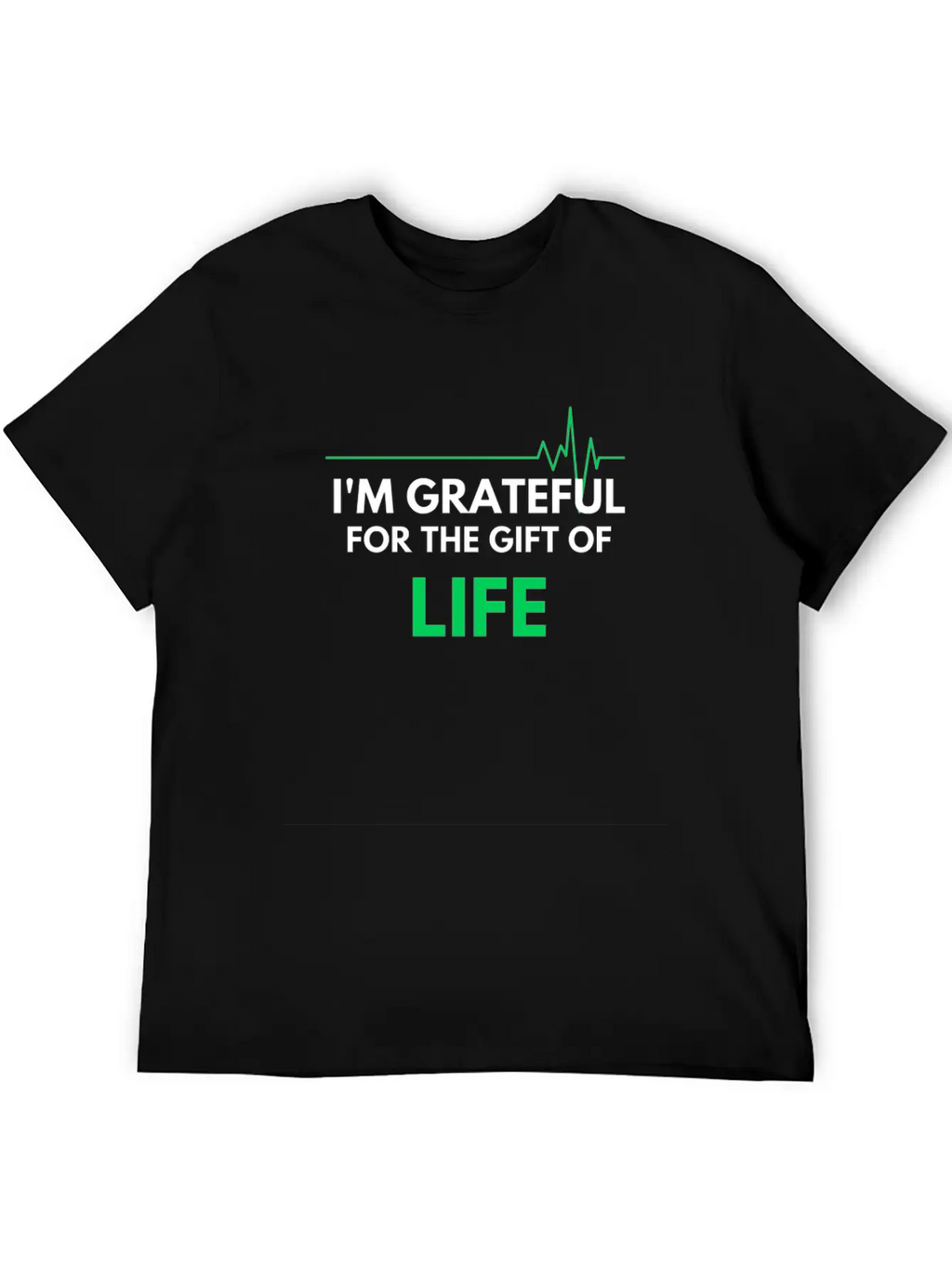 "I'm Grateful Inspirational Design" Timeless Short Sleeve Tee – Comfy And Minimalist Design