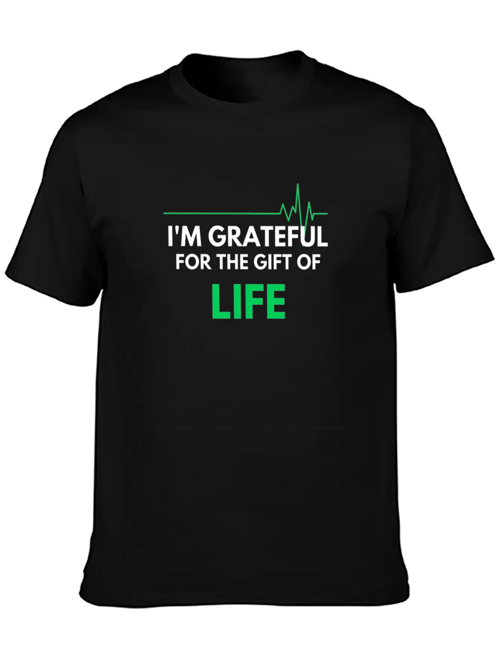 "I'm Grateful Inspirational Design" Timeless Short Sleeve Tee – Comfy And Minimalist Design