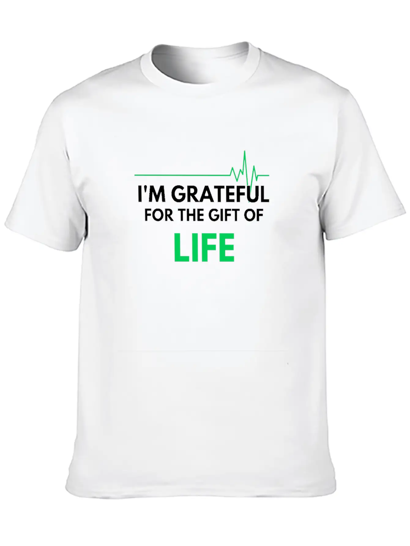 "I'm Grateful Inspirational Design" Timeless Short Sleeve Tee – Comfy And Minimalist Design