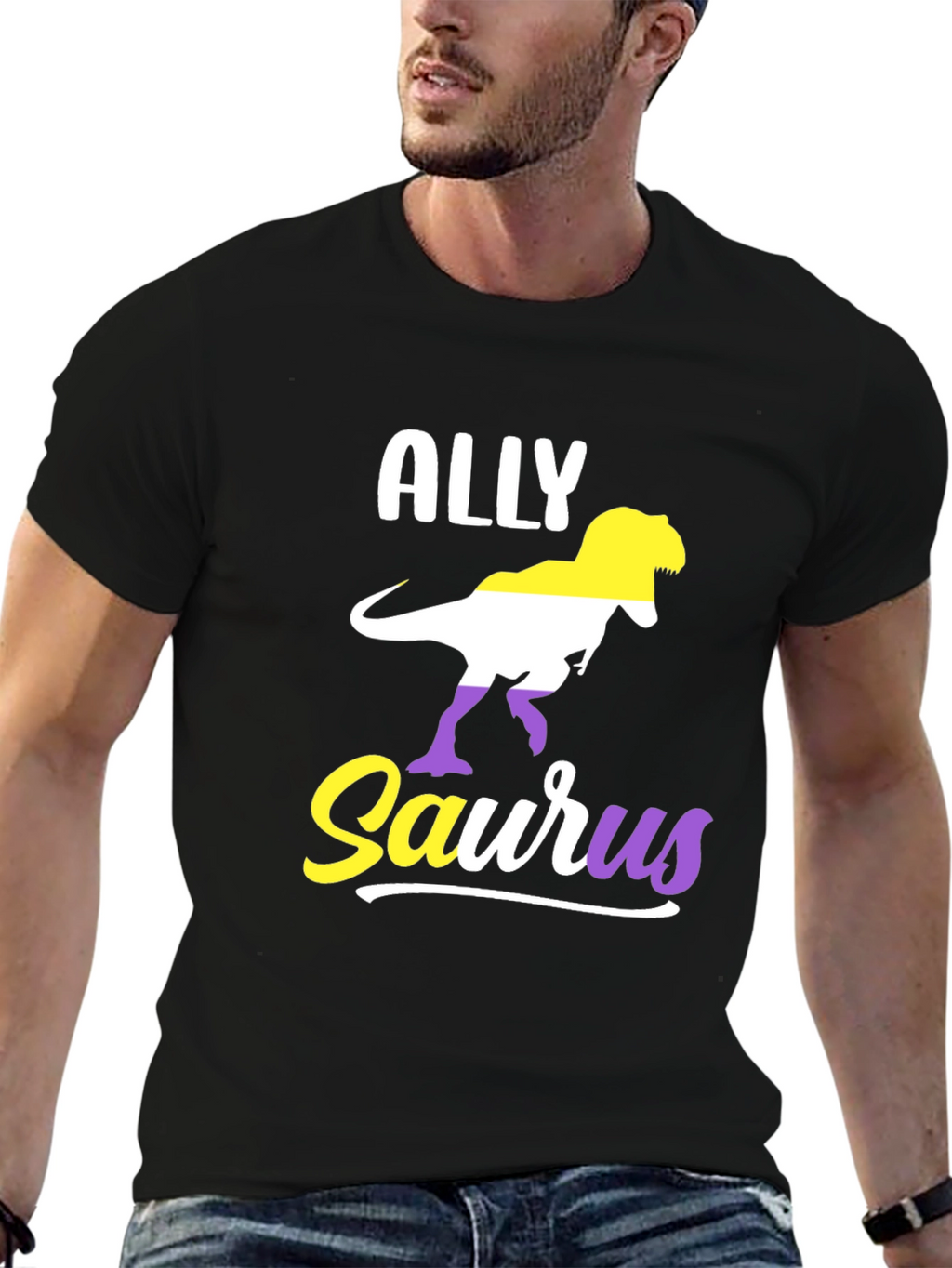 ALLYsaurus Dinosaur Pride T-Shirt