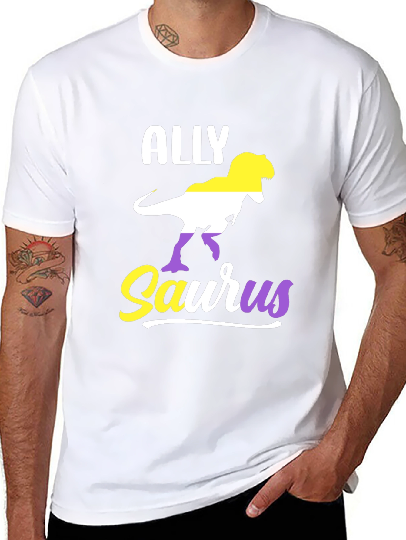 ALLYsaurus Dinosaur Pride T-Shirt