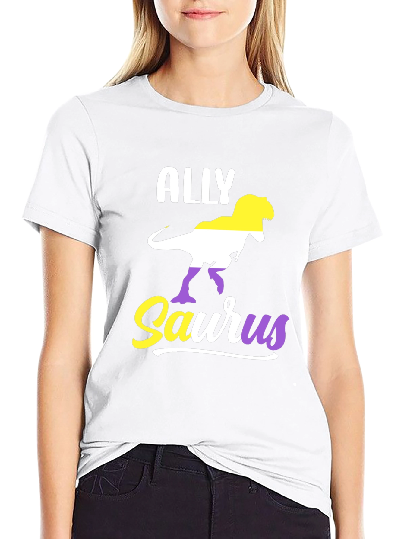 ALLYsaurus Dinosaur Pride T-Shirt