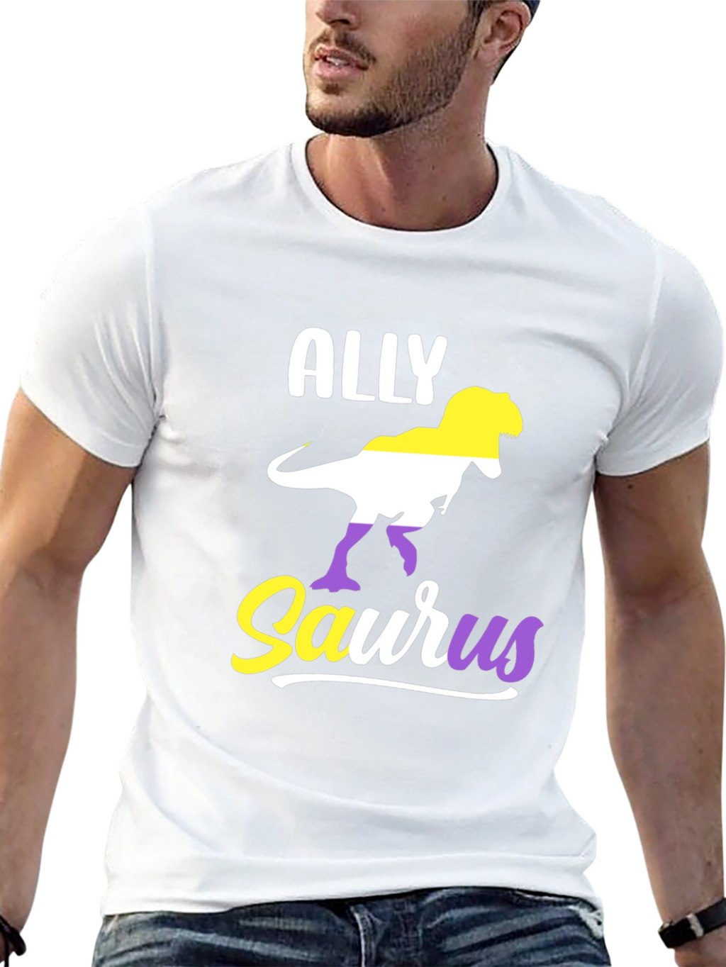 ALLYsaurus Dinosaur Pride T-Shirt