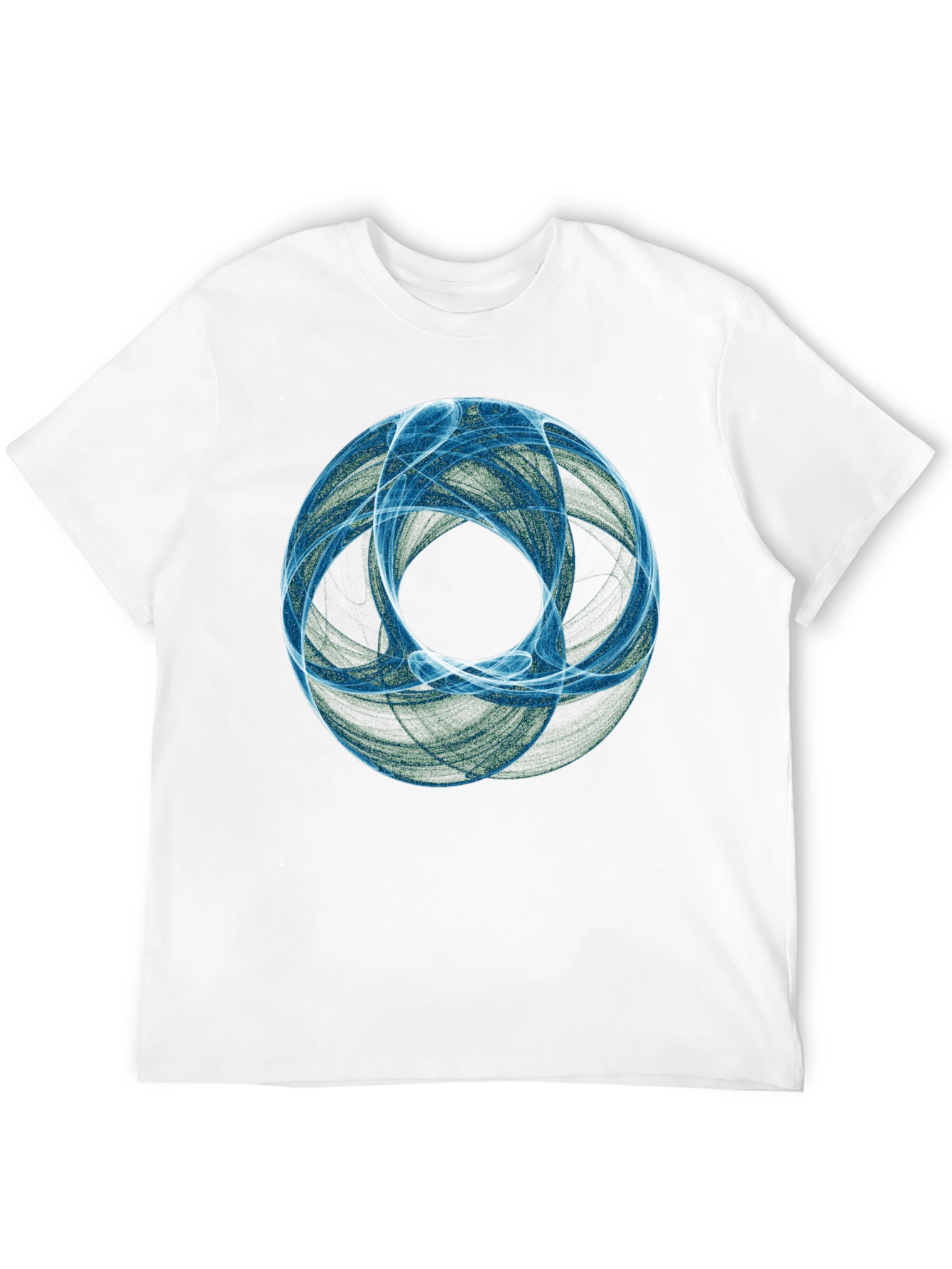 Abstract Sphere Graphic Tee - Modern Black T-Shirt