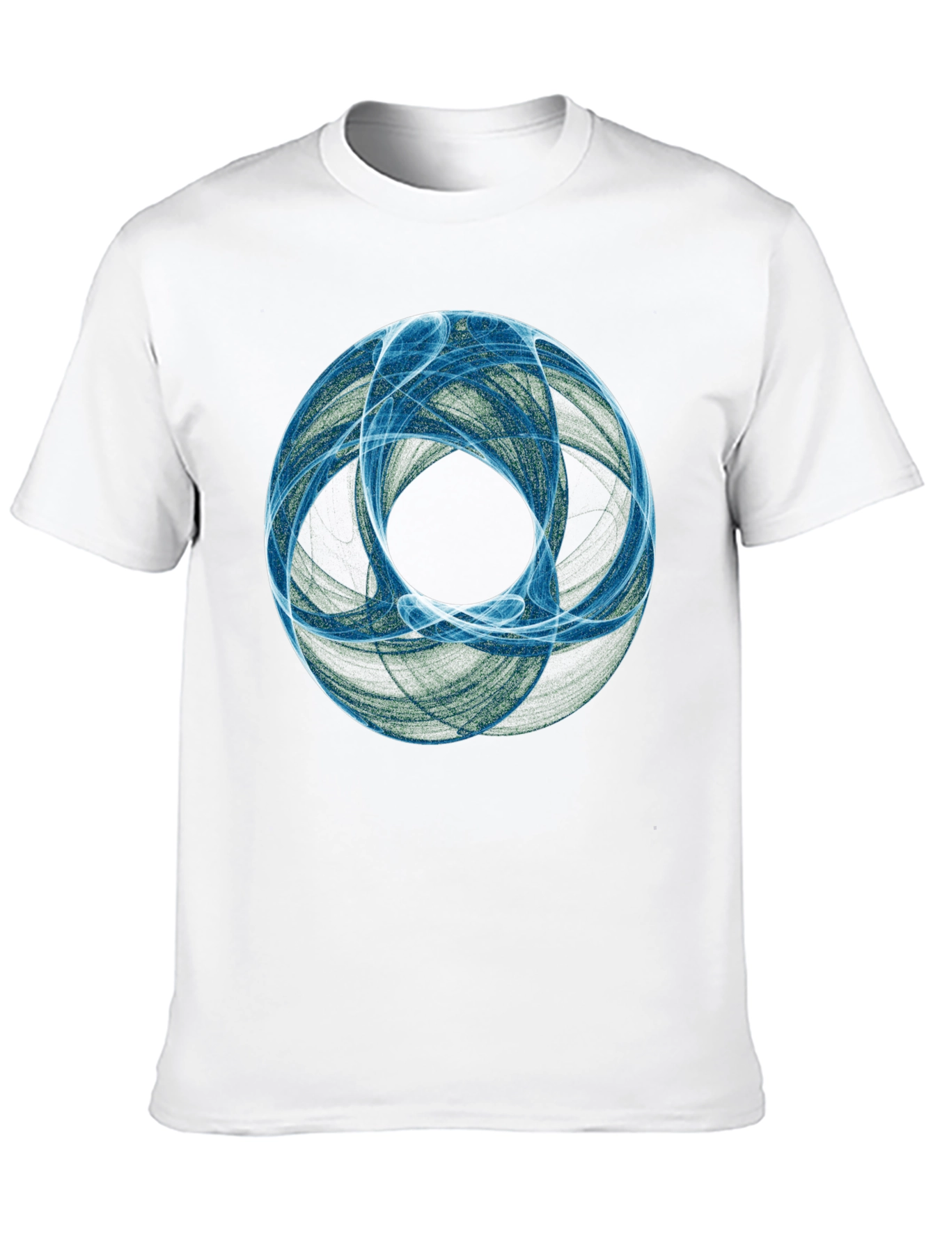 Abstract Sphere Graphic Tee - Modern Black T-Shirt