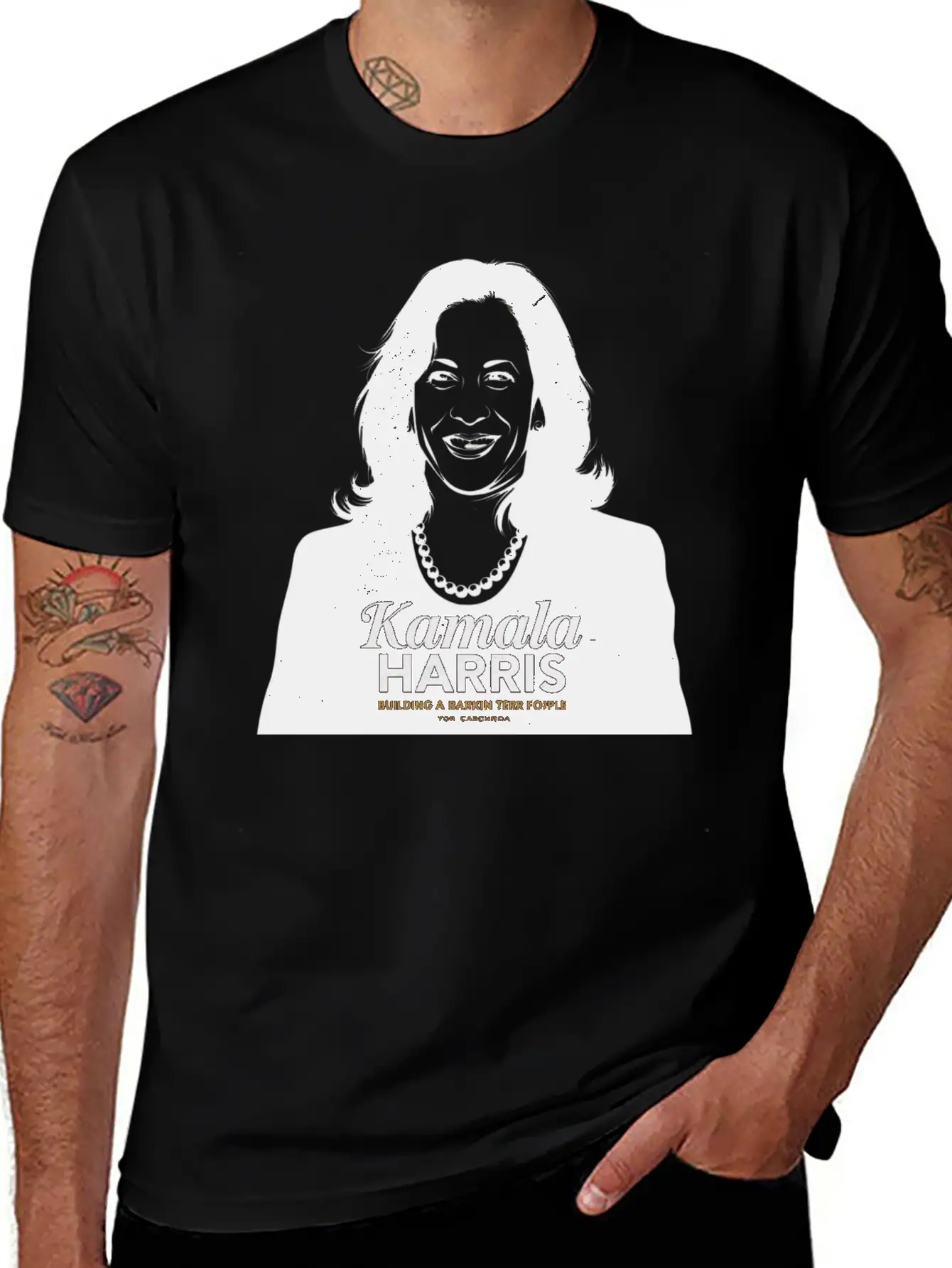 "Kamala Harris 2024: Leading With Compassion Classic Fit Graphic Tee For Daily Comfort – Unisex Cotton Shirt
