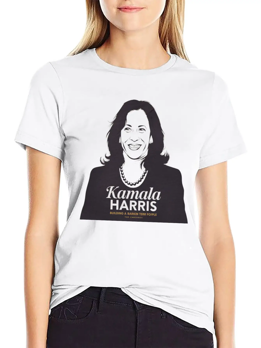 "Kamala Harris 2024: Leading With Compassion Classic Fit Graphic Tee For Daily Comfort – Unisex Cotton Shirt