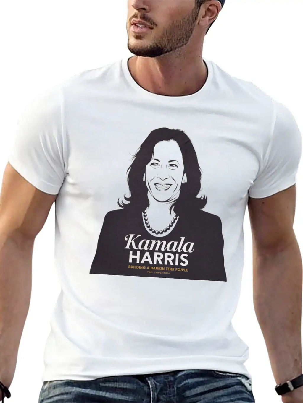 "Kamala Harris 2024: Leading With Compassion Classic Fit Graphic Tee For Daily Comfort – Unisex Cotton Shirt