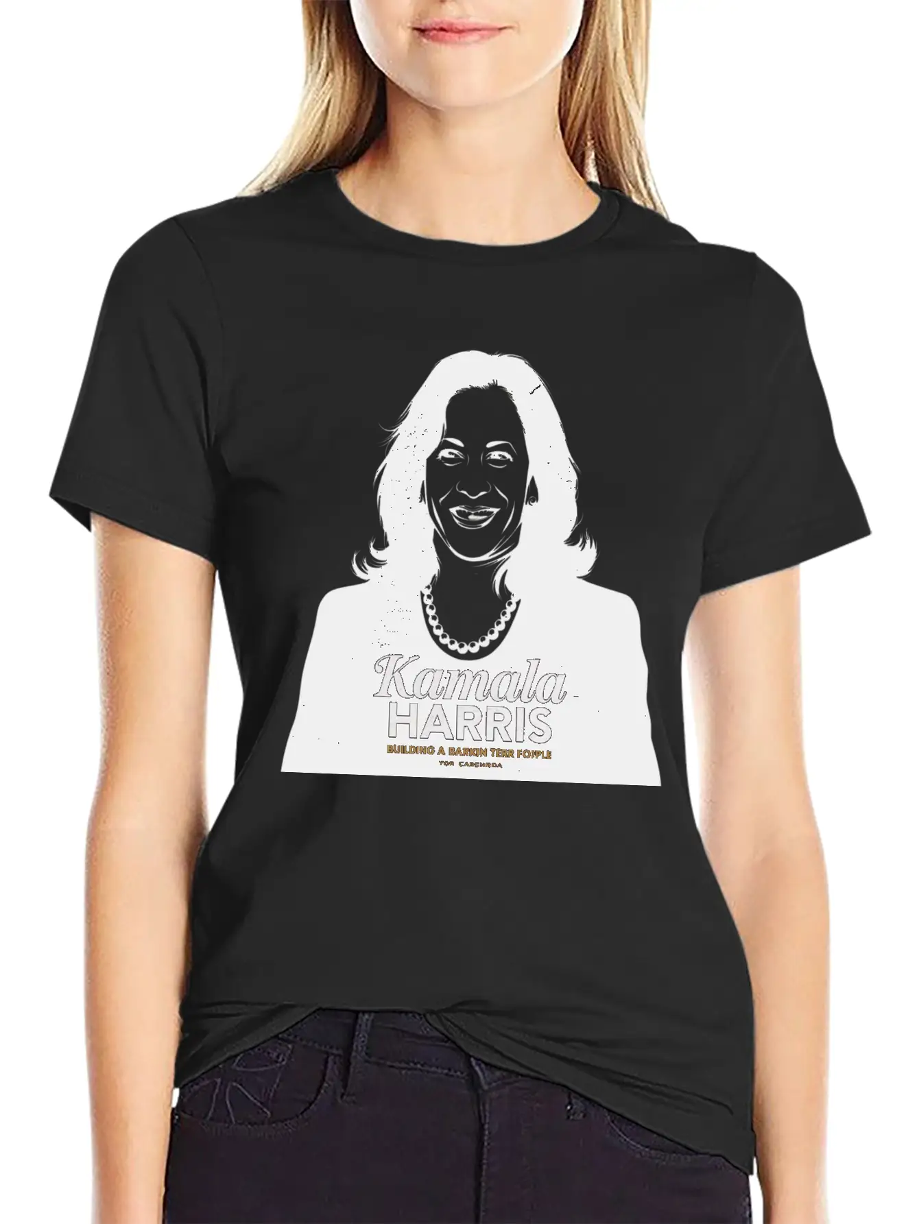 "Kamala Harris 2024: Leading With Compassion Classic Fit Graphic Tee For Daily Comfort – Unisex Cotton Shirt