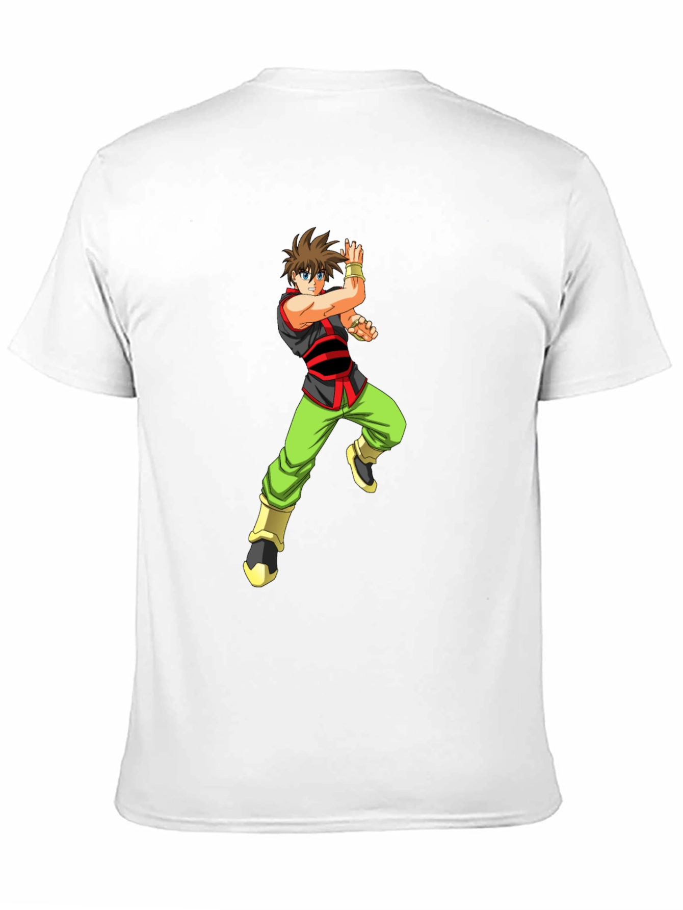 Anime Warrior Black T-Shirt