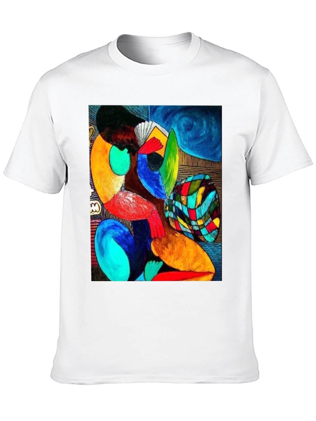 Abstract Art Graphic Tee - Modern Expression