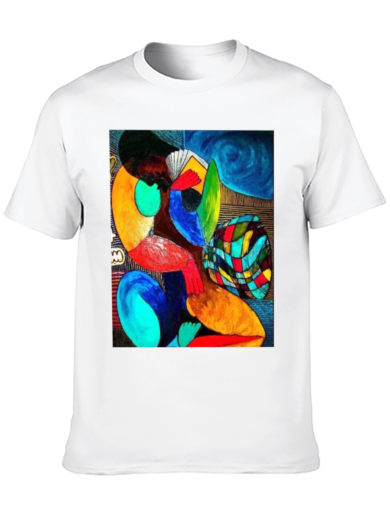 Abstract Art Graphic Tee - Modern Expression
