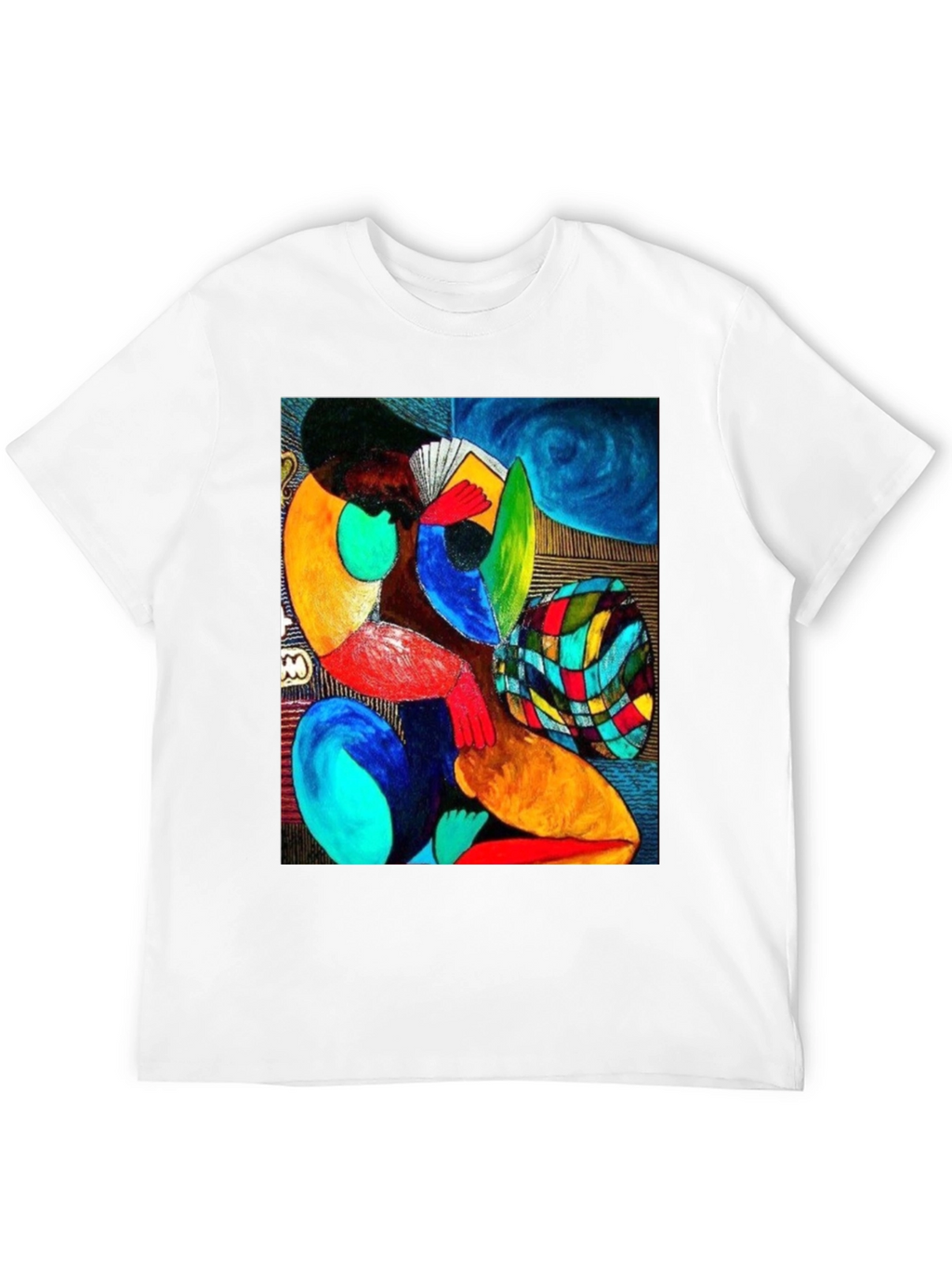 Abstract Art Graphic Tee - Modern Expression