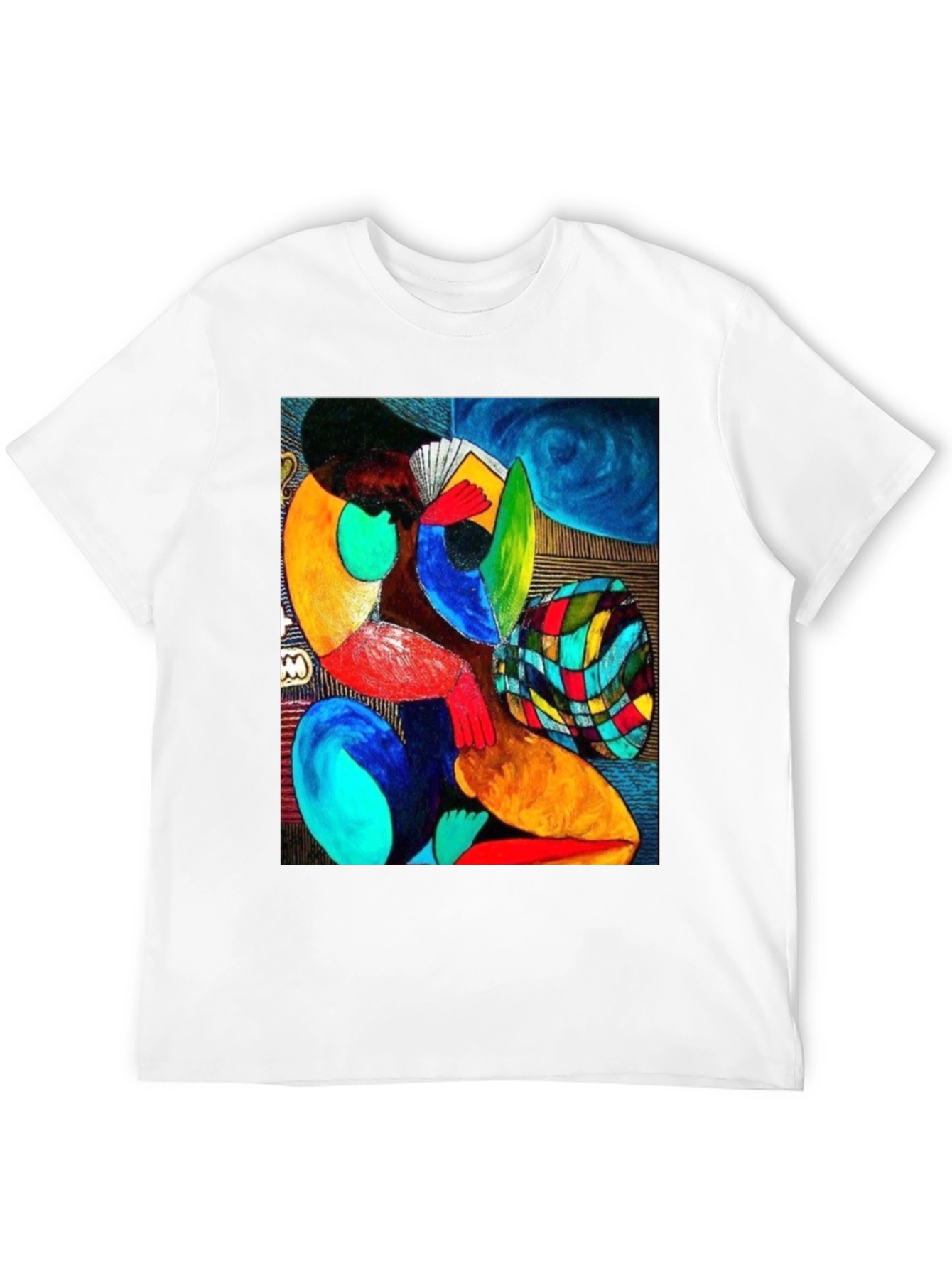 Abstract Art Graphic Tee - Modern Expression