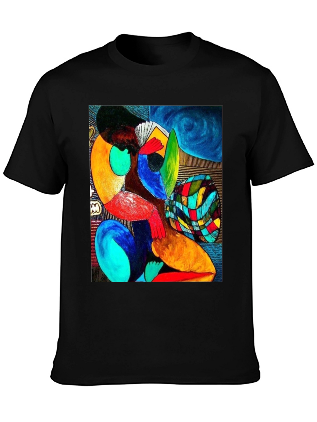 Abstract Art Graphic Tee - Modern Expression