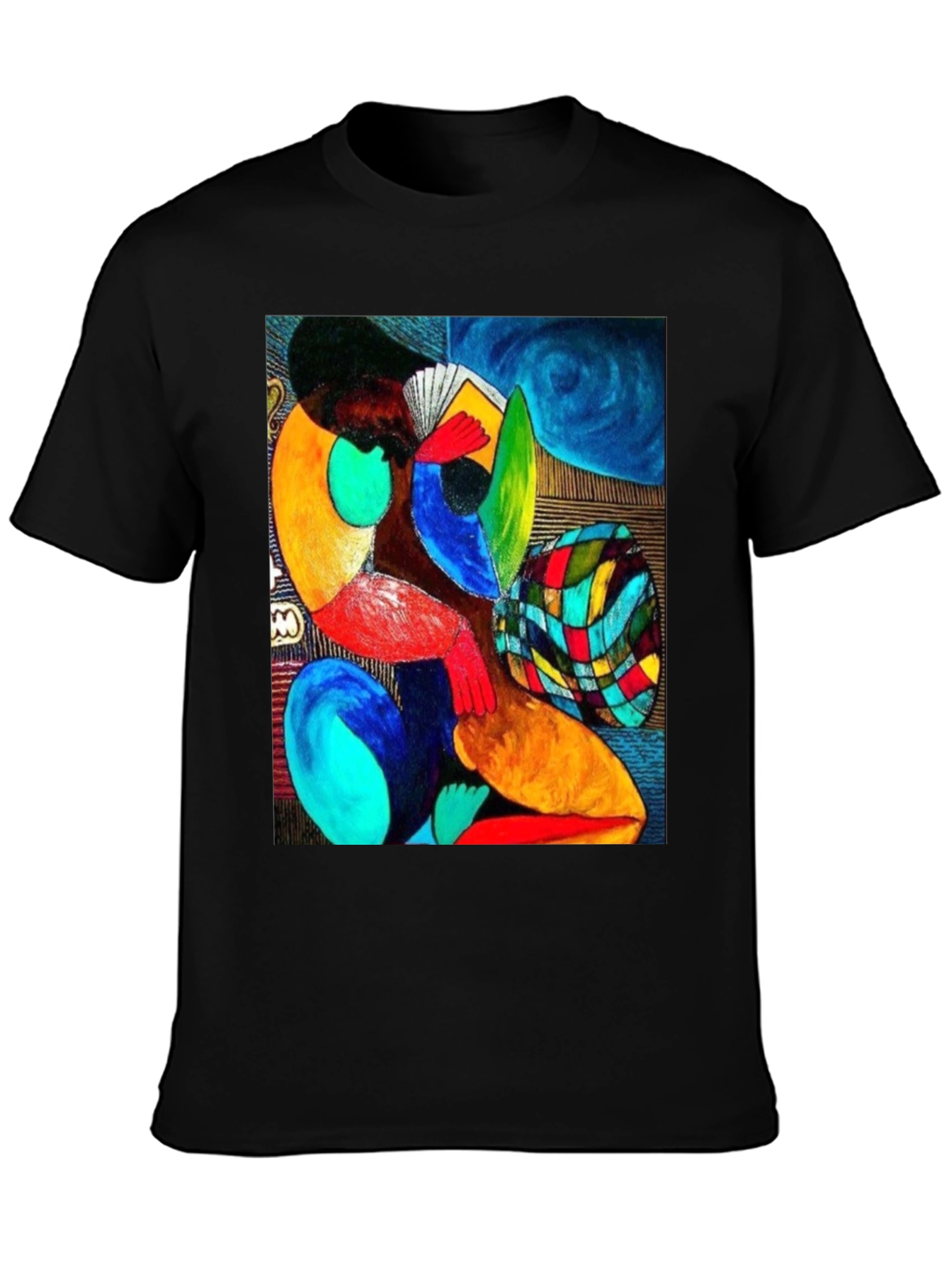 Abstract Art Graphic Tee - Modern Expression