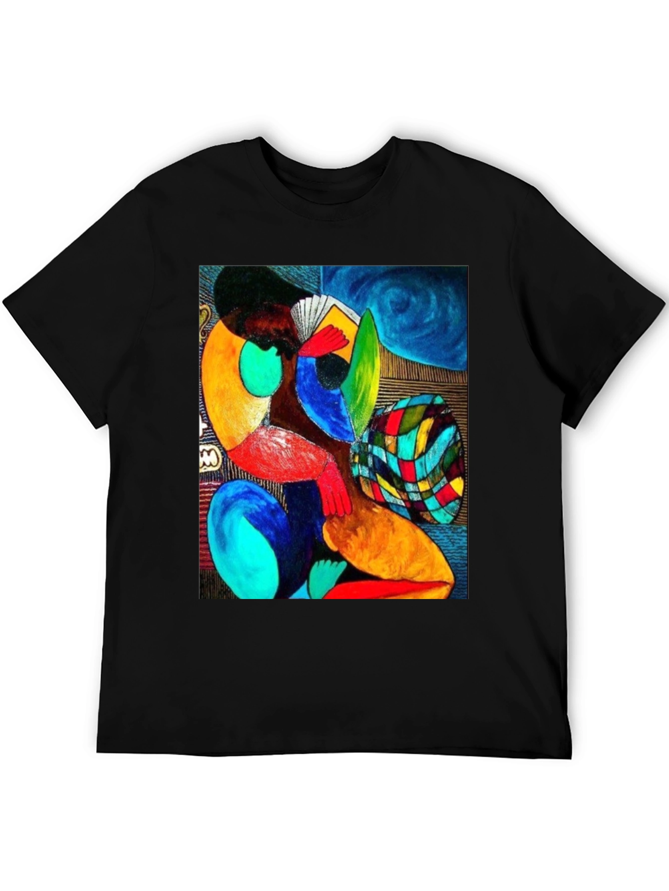 Abstract Art Graphic Tee - Modern Expression