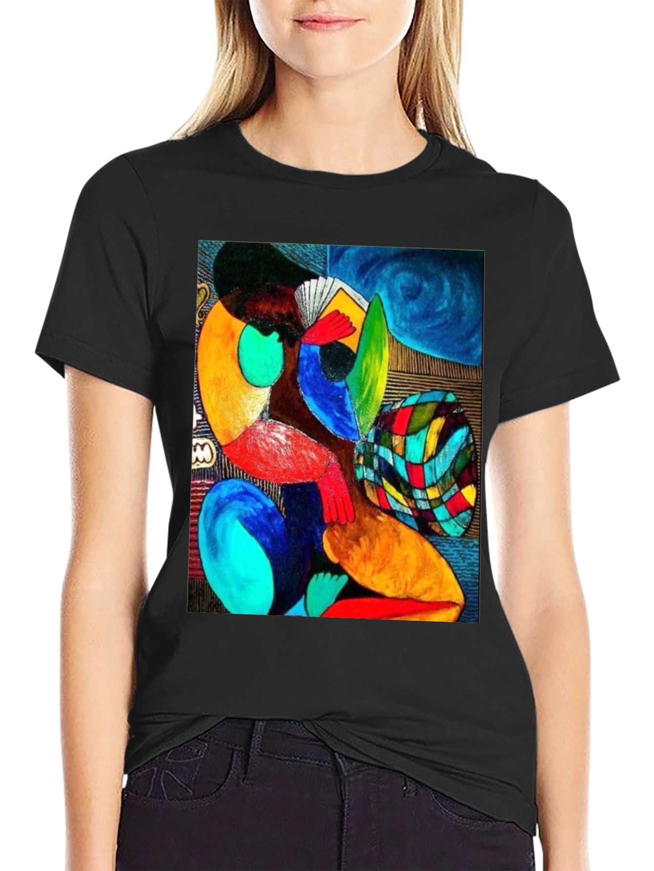 Abstract Art Graphic Tee - Modern Expression