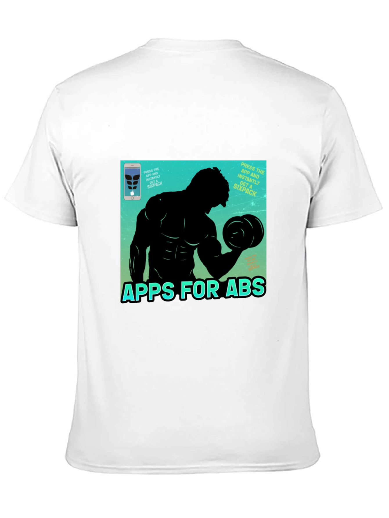 Apps for Abs Graphic T-Shirt - Black